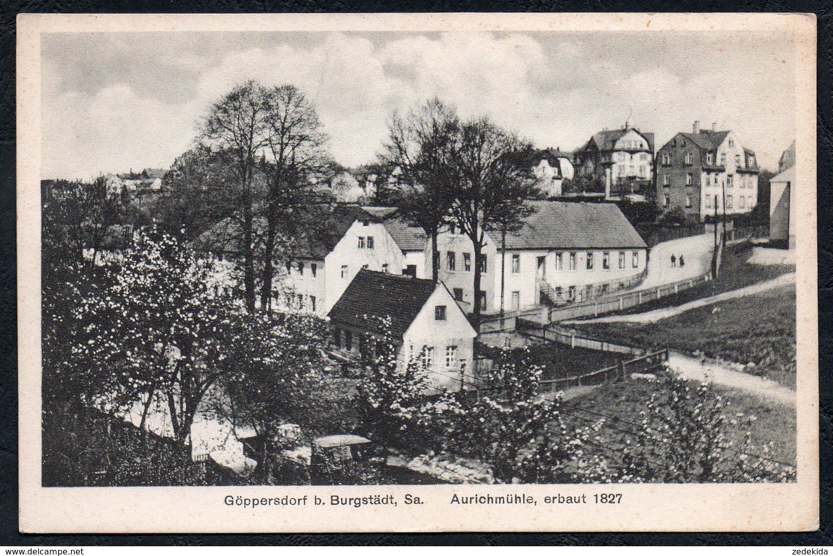 B3340 - Göppersdorf bei Burgstädt - Aurichmühle Mühle - Gaststätte ? - Philipp König - Paul Rauschenbach