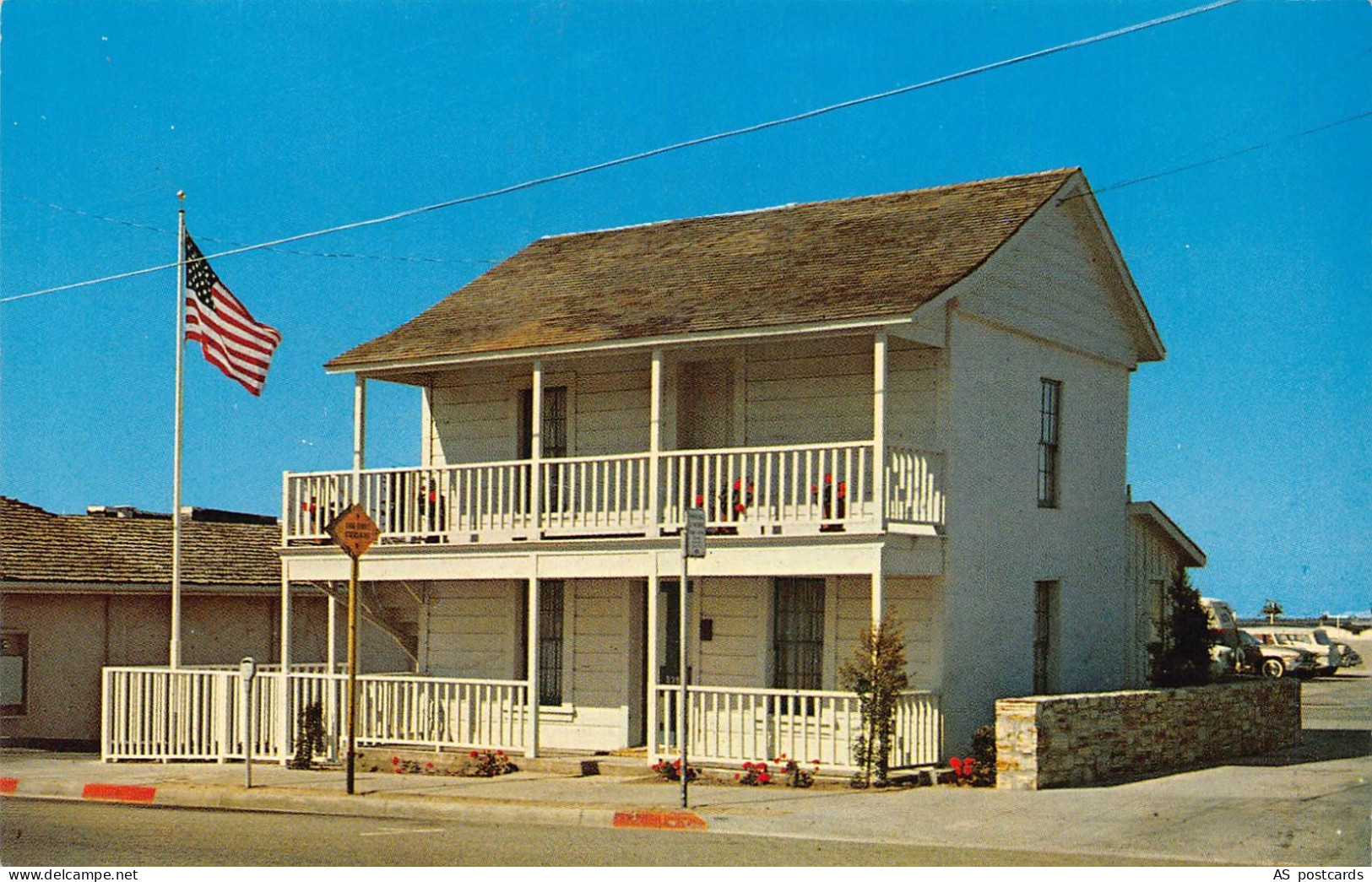 B352 US General Fremont Headquarters Monterey California vintage postcard