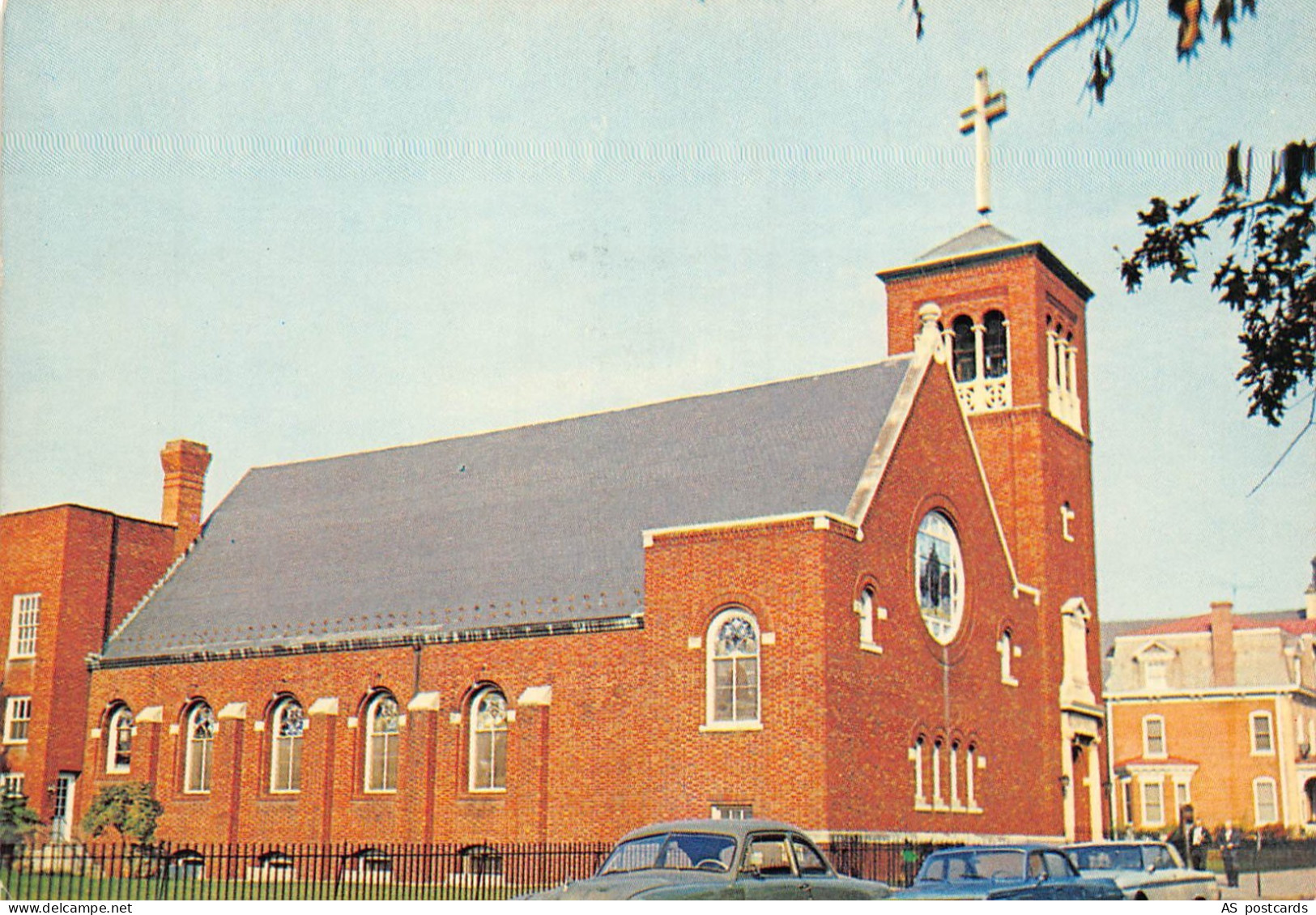 B354 US Dover Delaware People's Church vintage postcard