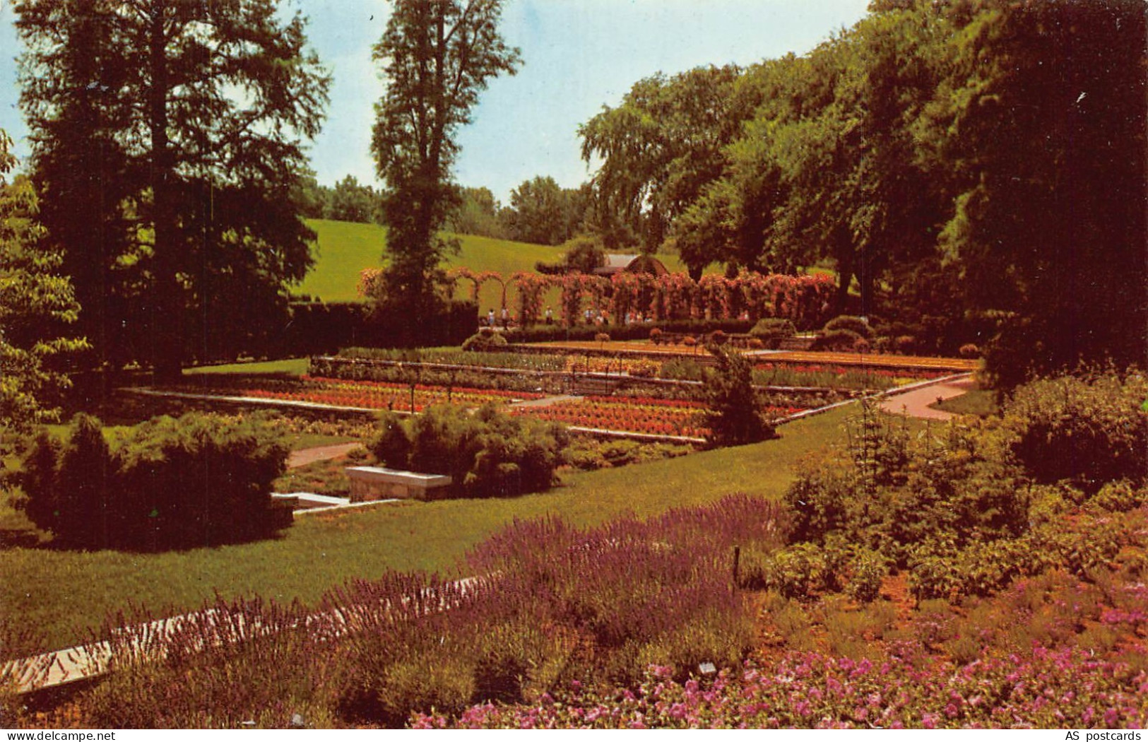 B354 US Longwood Gardens Wilmington Delaware Colorful Views postcard