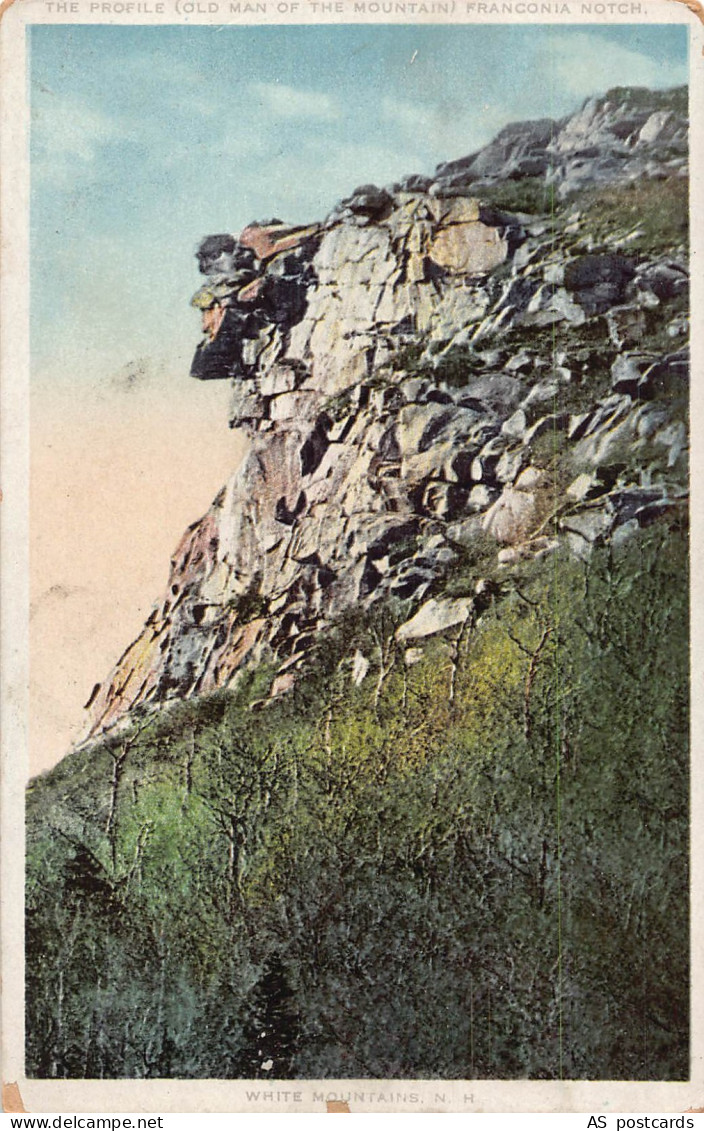 B360 US White Mountains New Hampshire vintage postcard