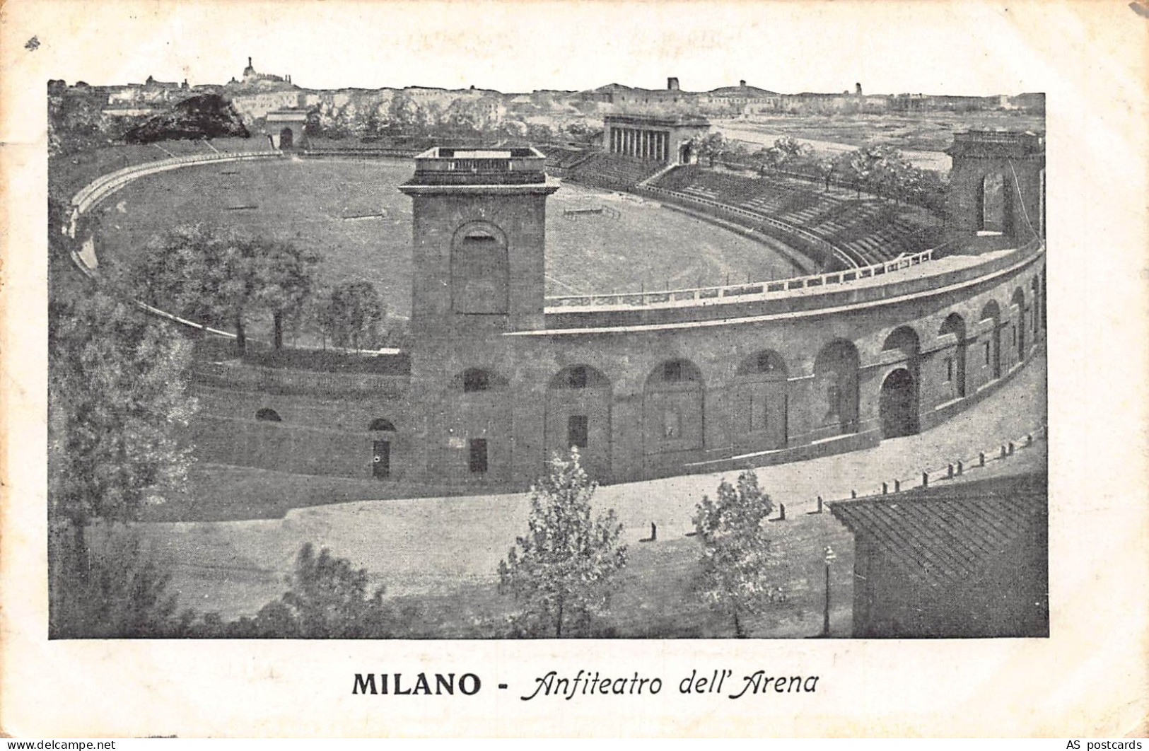B366 Italy Milano Milan Anfiteatro dell Arena Amphitheater postcard