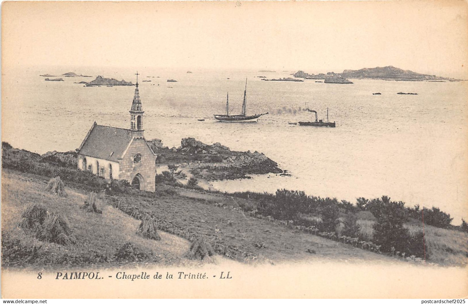 B38582 Paimpol Chapelle de la Trinite   france