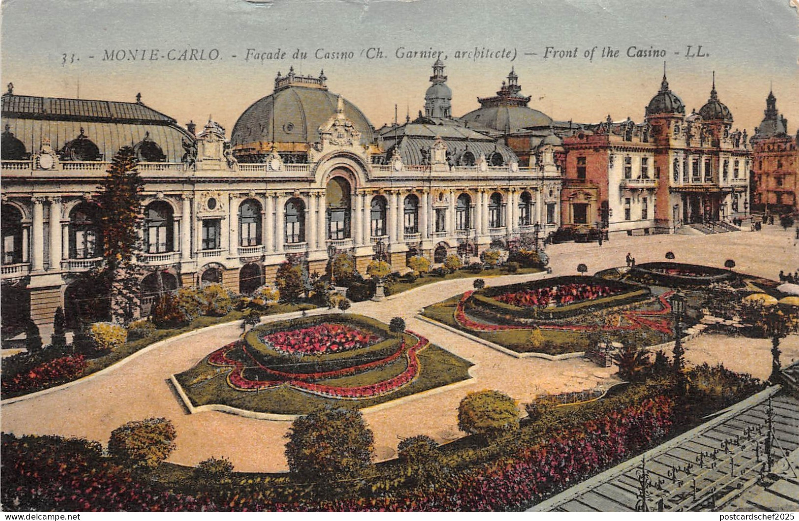 B38800 Monte Carlo Facade de Casino  monaco