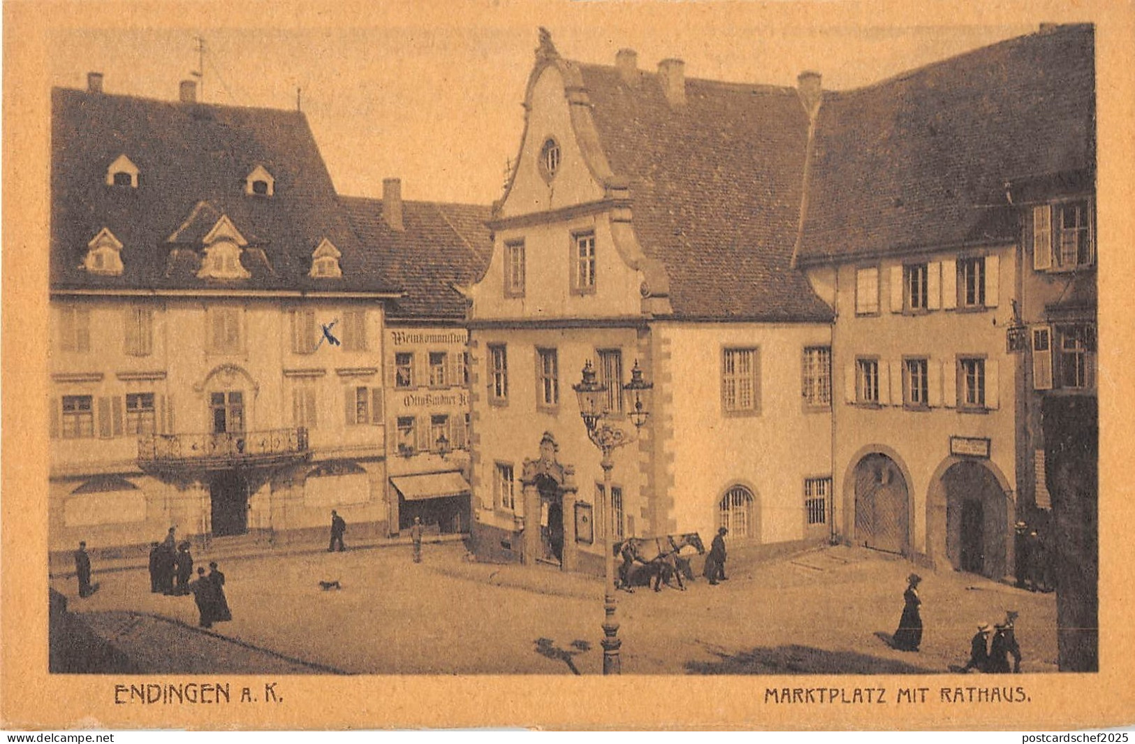 B39107 Edingen Marktplatz mit Rathaus   germany