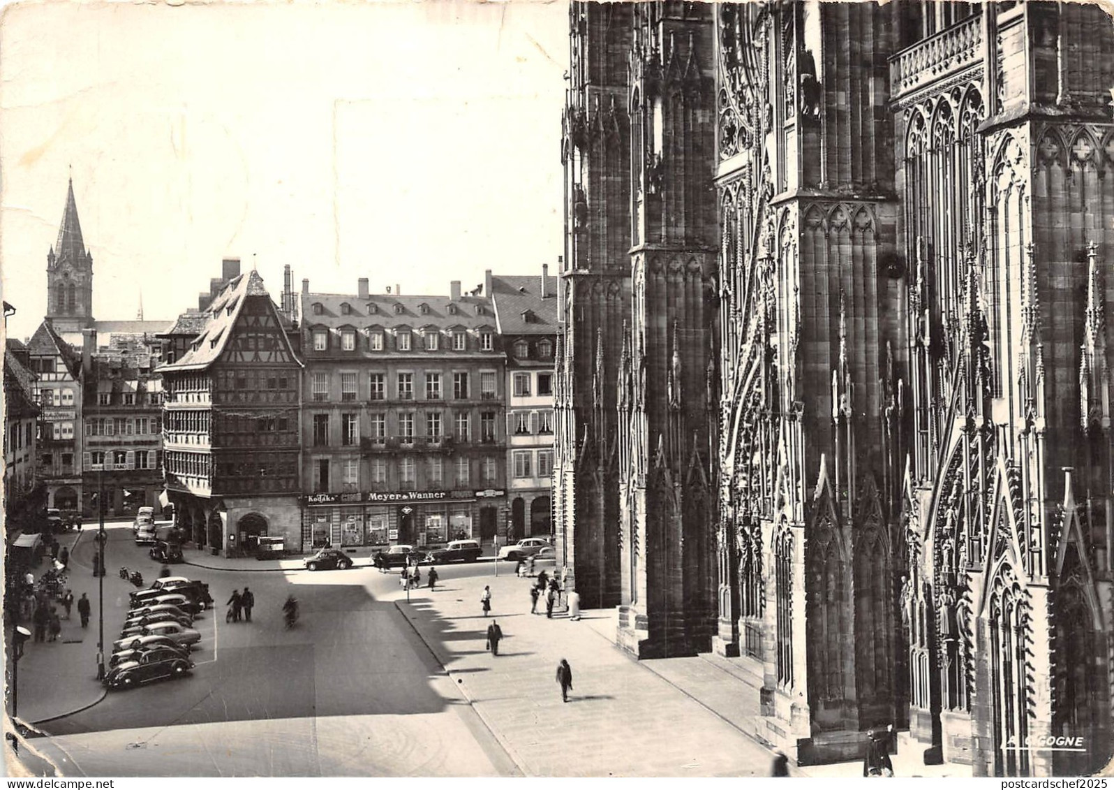 B40543 Strasburg Bas Rhin Place de la Cathedrale france