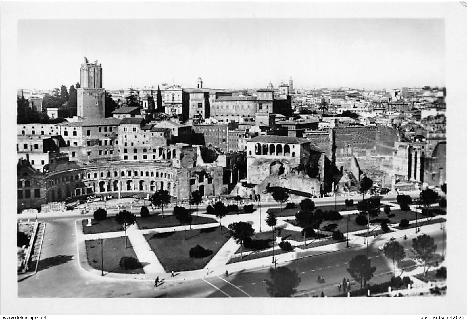 B44227 Roma Mercati Traianei e Foro di Augusto 9x7 cm  italy