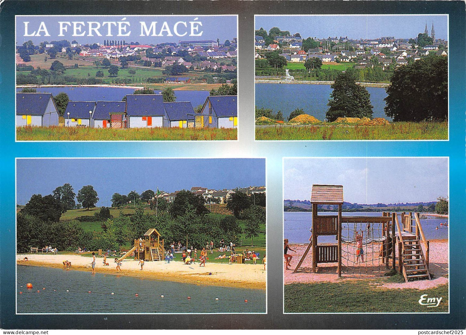 B50104 La Ferte Mace Le plan d'eau    france