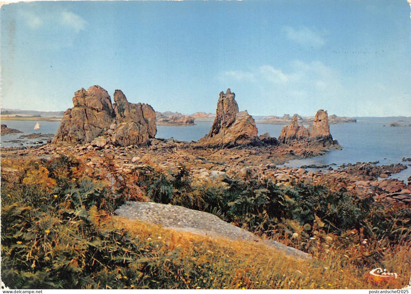 B50277 Plougrescant Les Rochers du gouffre  france