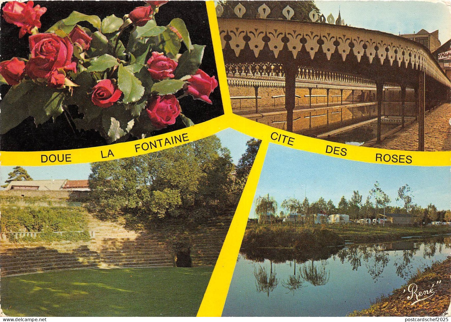 B50709 Doue la Fontaine Fountains Romaines   france