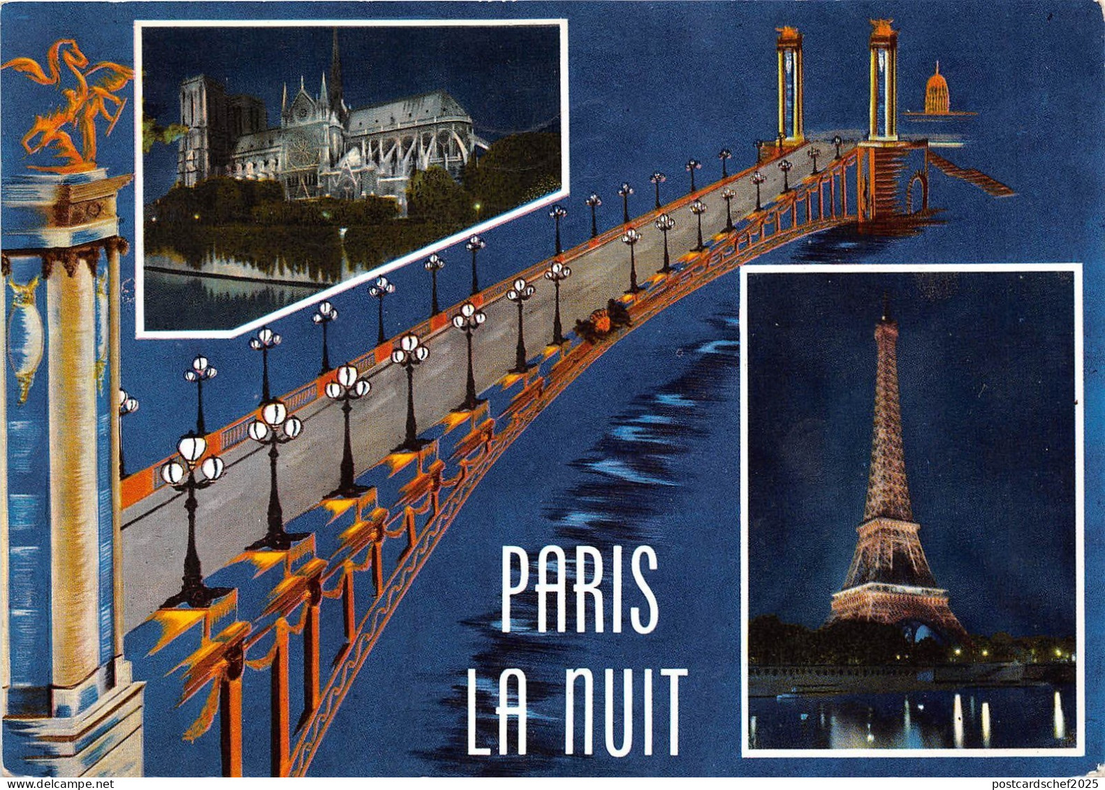 B50771 Paris la nuit   france