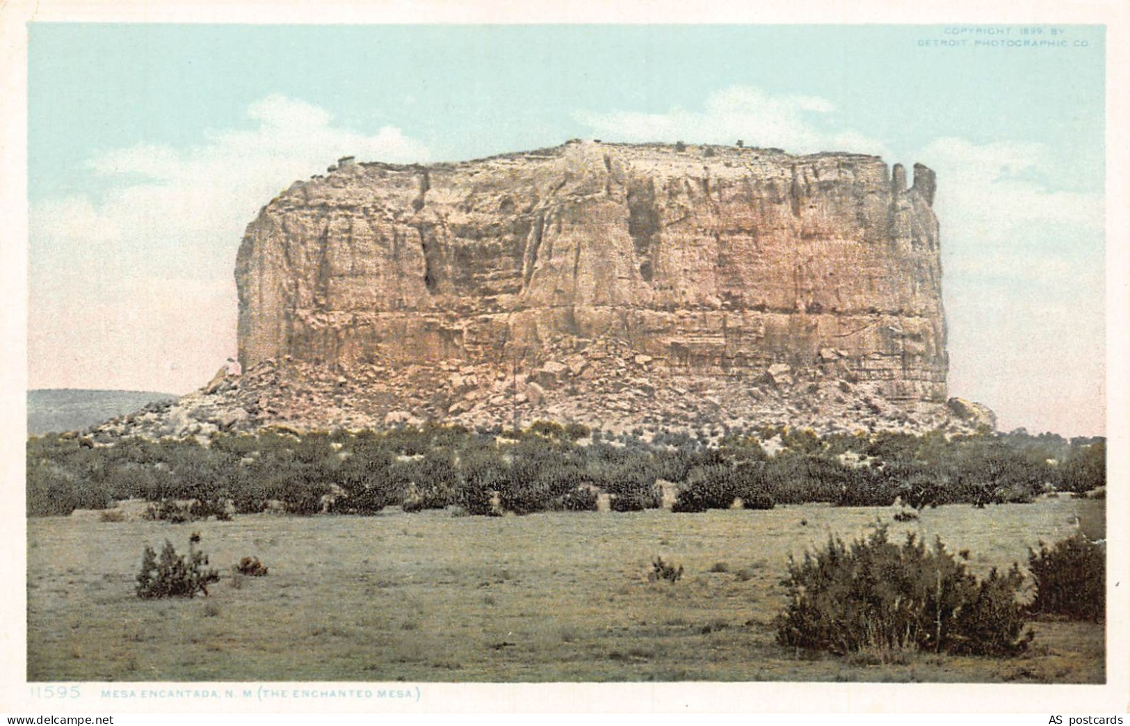 B516 US Mesa Encantada New Mexico vintage postcard