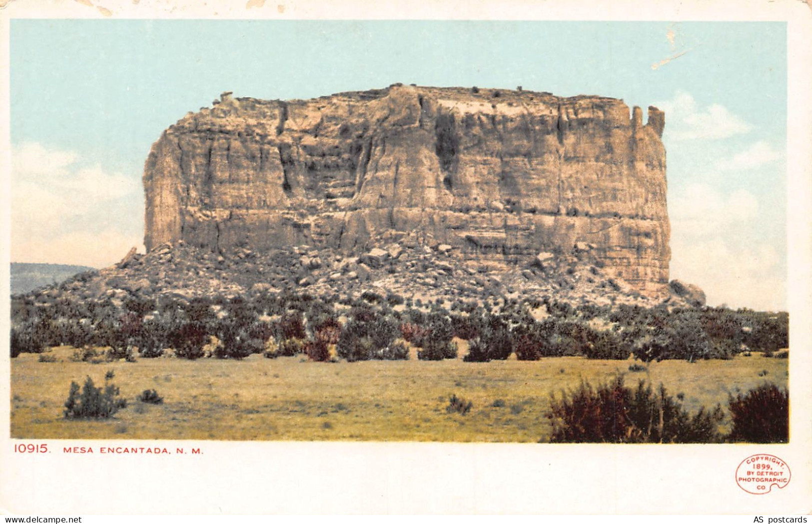 B522 US Mesa Encantada New Mexico vintage postcard