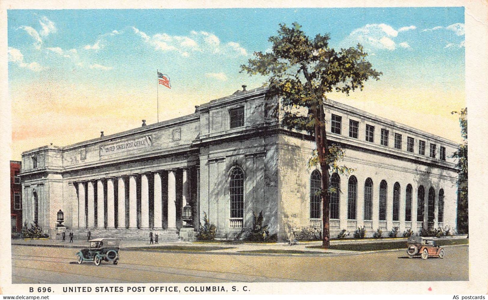 B538 US Post Office Columbia South Carolina vintage postcard