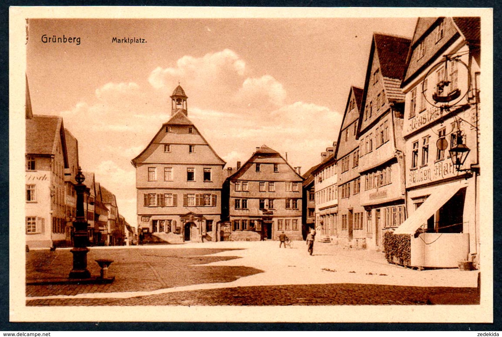 B5567 - Grünberg - Markt - W. Seim