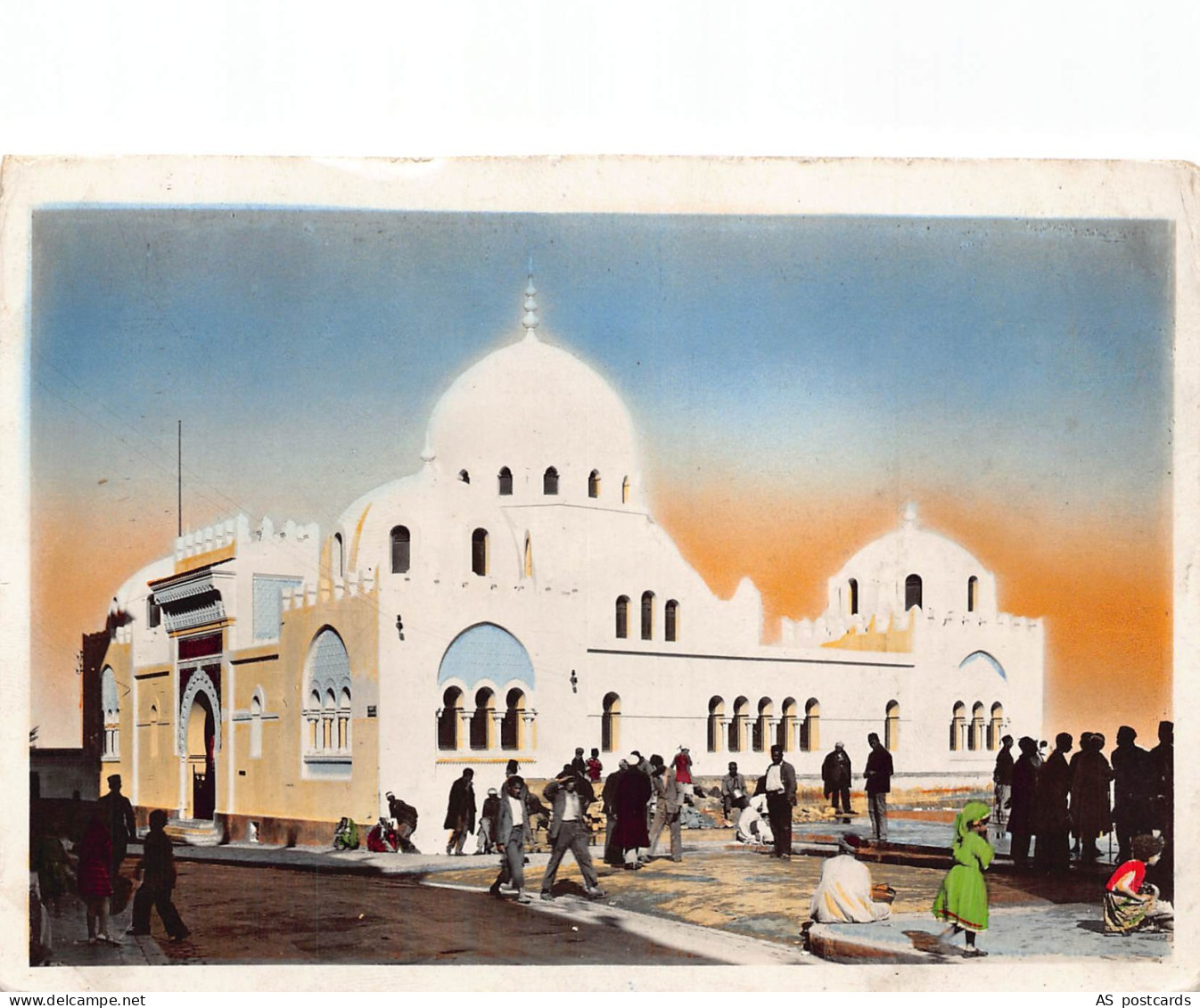 B615 Algeria Algiers La Medersa RPPC vintage postcard