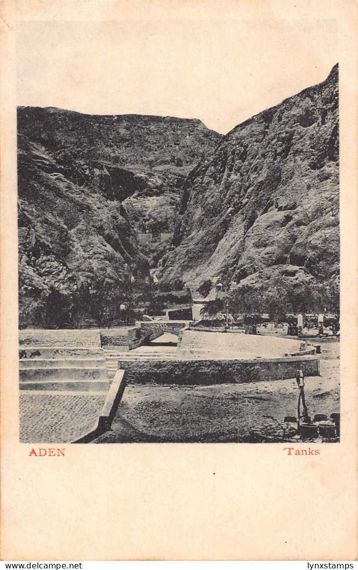 B617 Yemen Aden Tanks vintage postcard