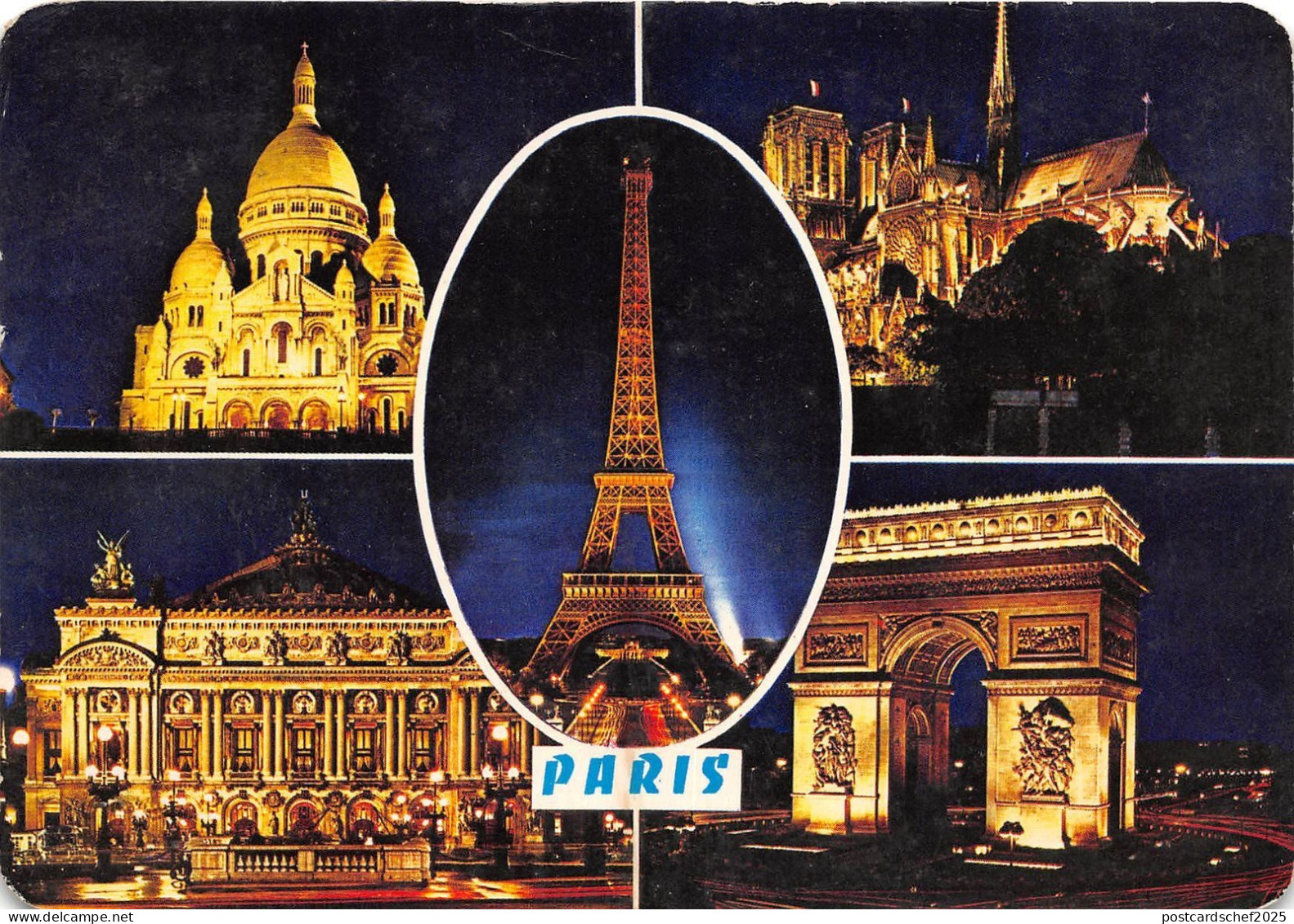 B64035 Paris la nuit multiviews  france