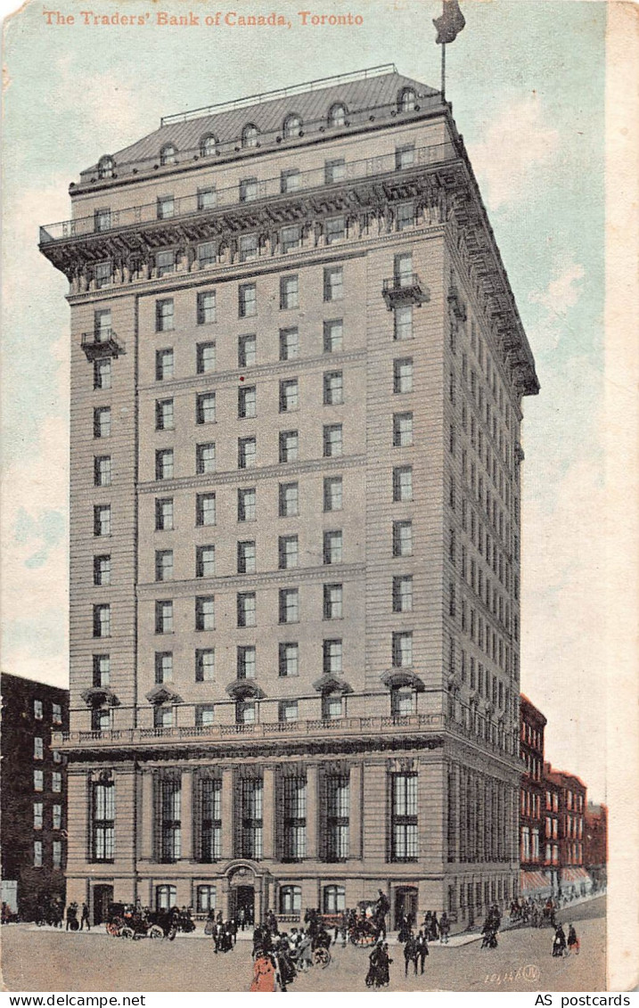 B651 Canada Traders' Bank of Canada Toronto vintage postcard