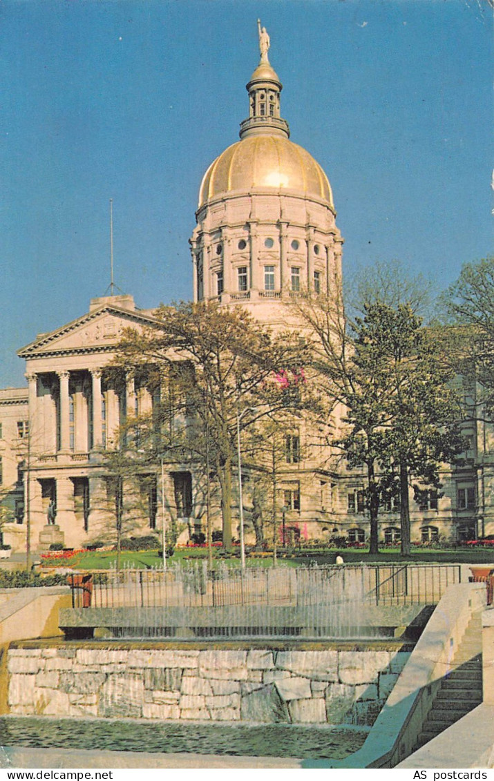 B669 US 1979 Atlanta Georgia Capitol Building vintage postcard