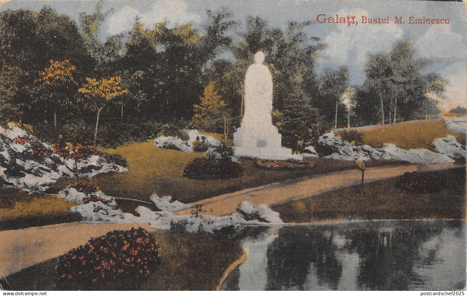 B76565 Romania Galati Bustul lui Eminescu  galatz   romania