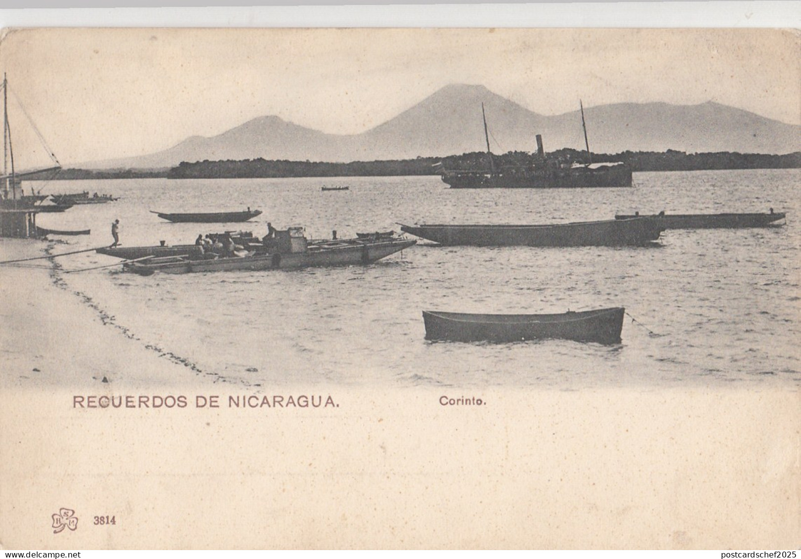 B77019 coriente recuredos ship   nicaragua scan front/back image