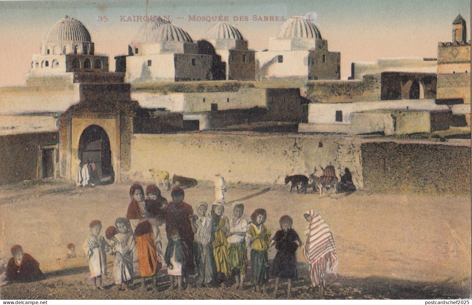 B79379 kairuan msquee des sabres types tunisia front/back image