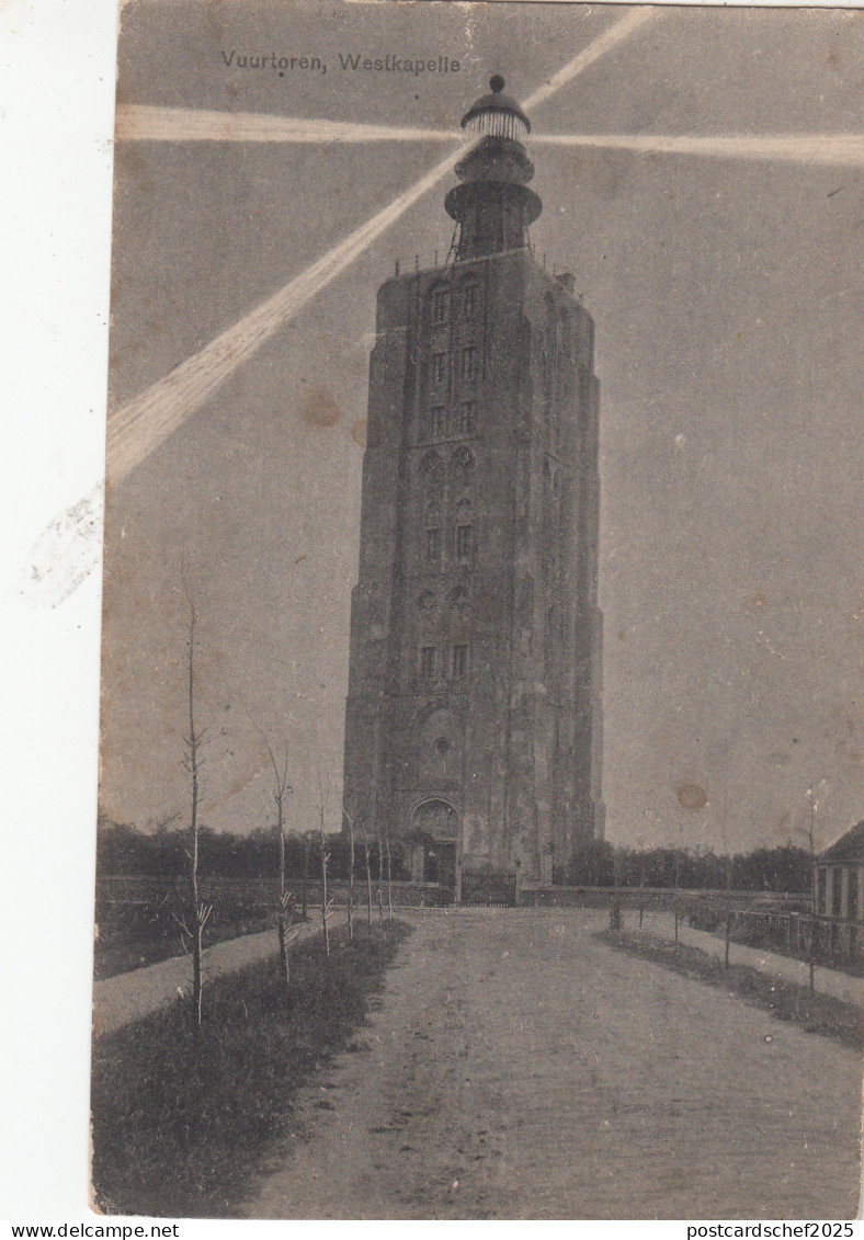 B80339 vuurtoren westkapelle germany  front/back image