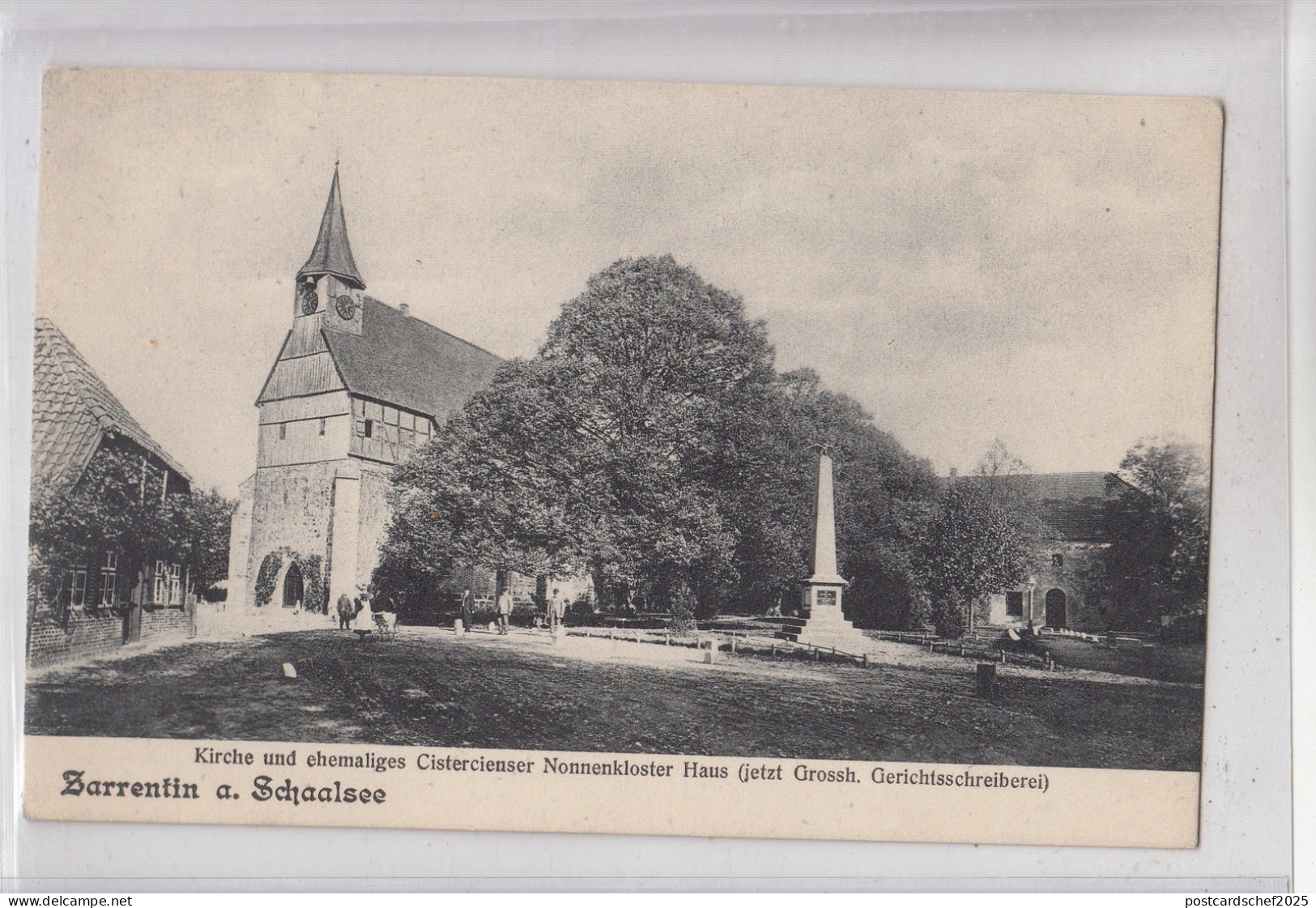 B82104 zarrentin a schaalsee kirche und ehemaliges cis  germany front back image