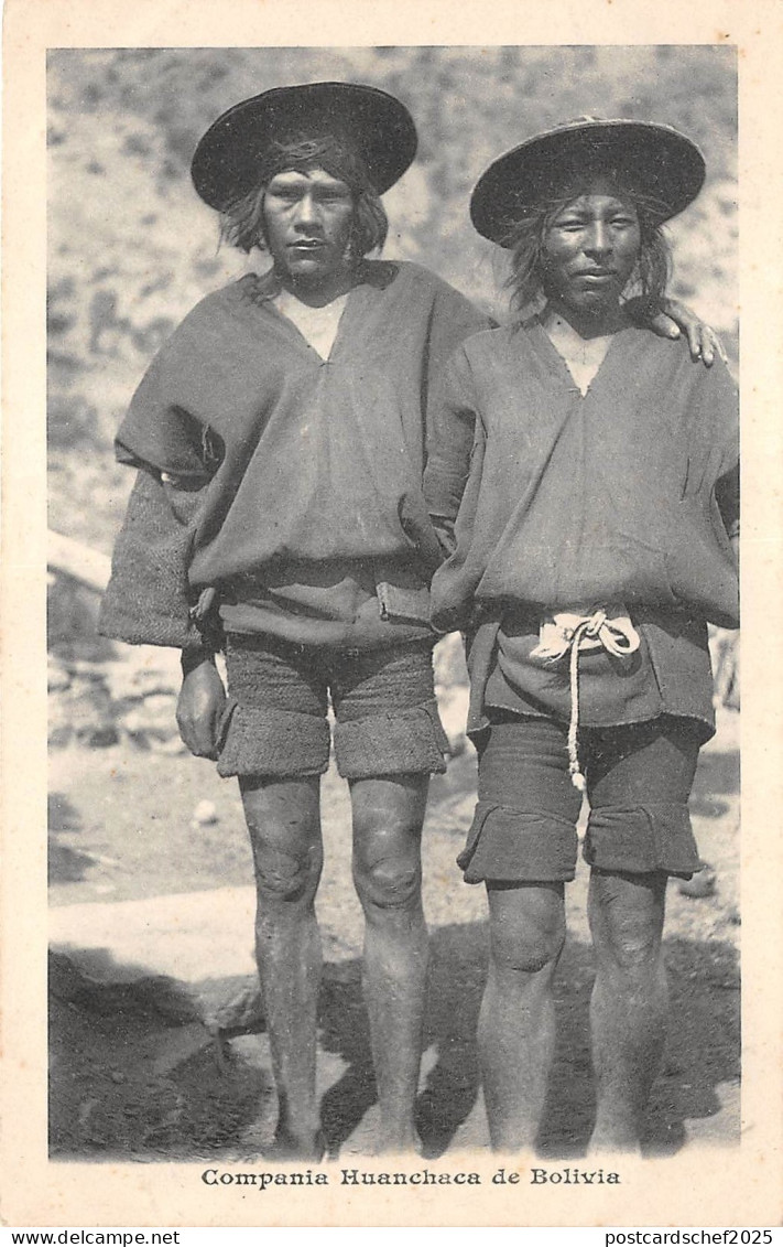 B84765 compania huanchaca de bolivia types folklore  bolivia