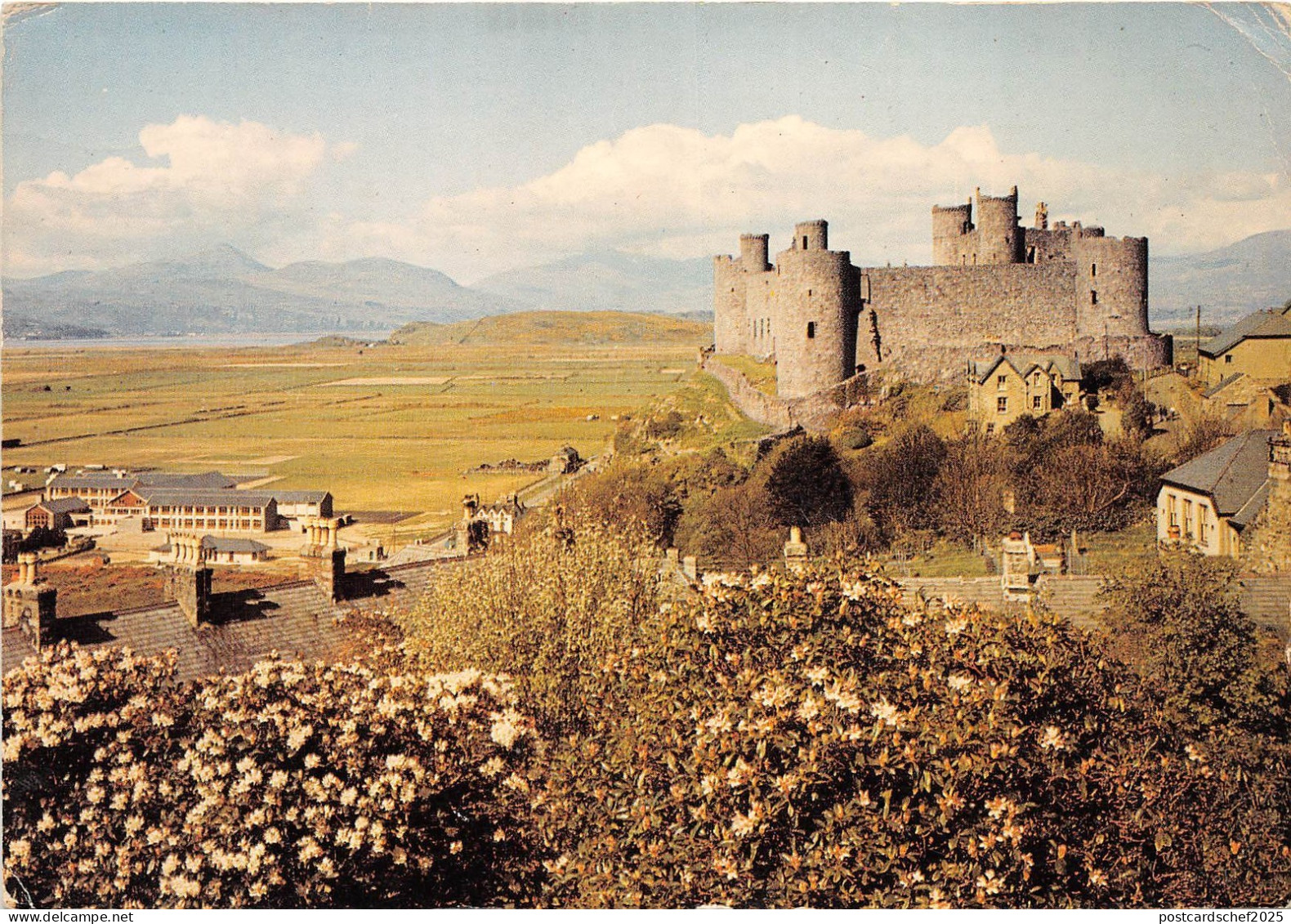 B87317 harlech castle gwynedd wales