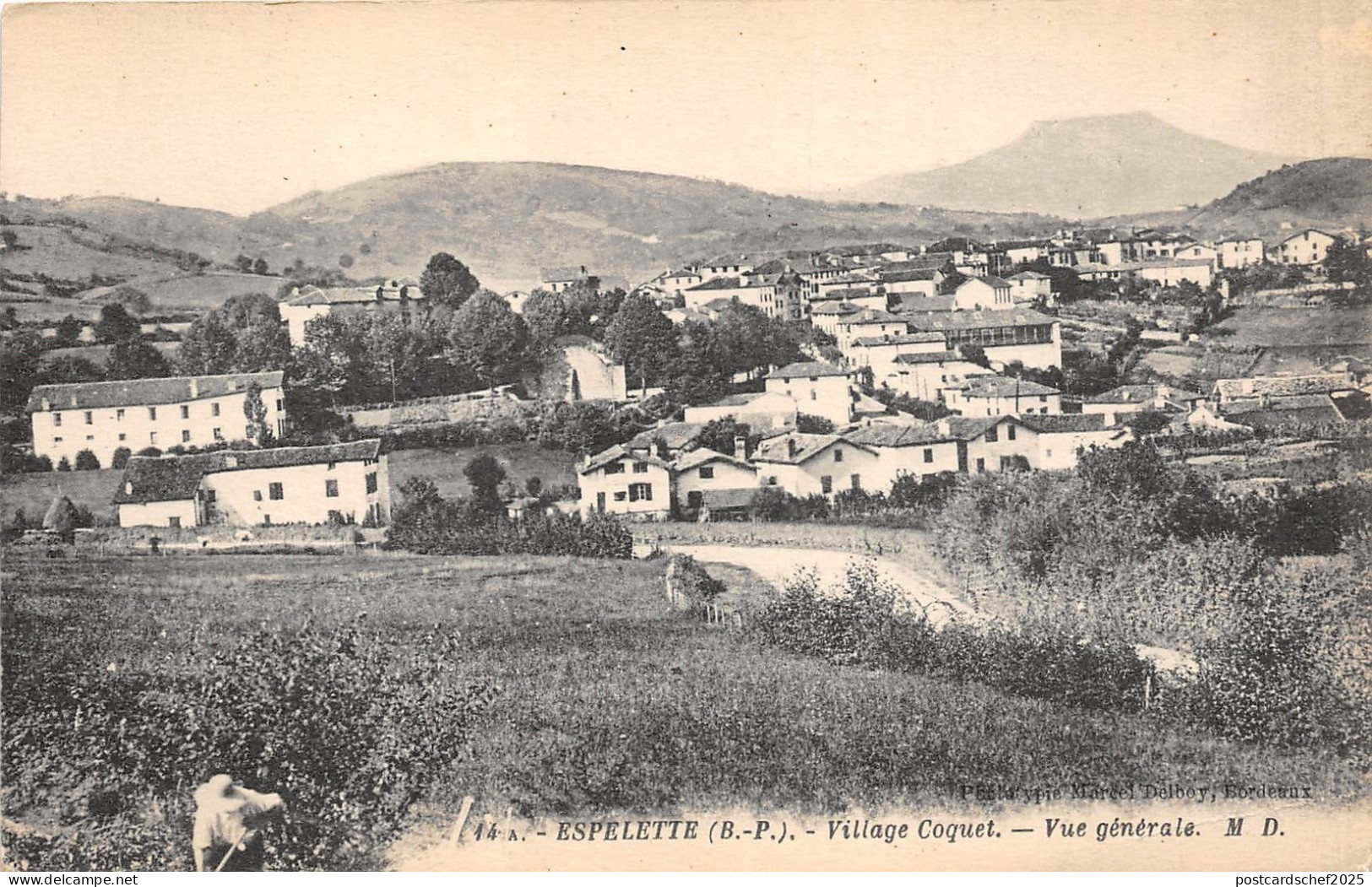 B8793 France Espelette Village Coquet