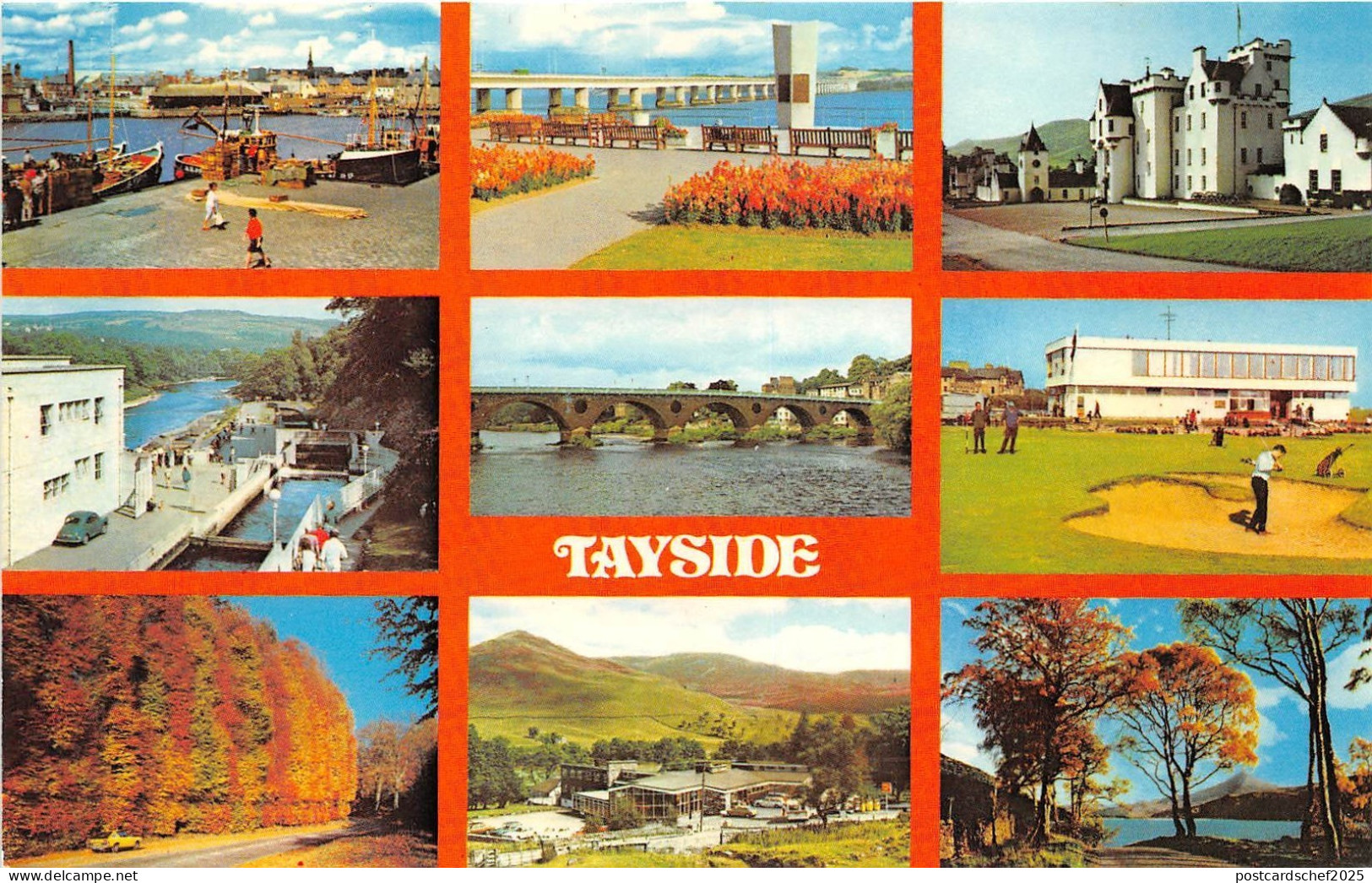 B88028 tayside  scotland 14x9cm