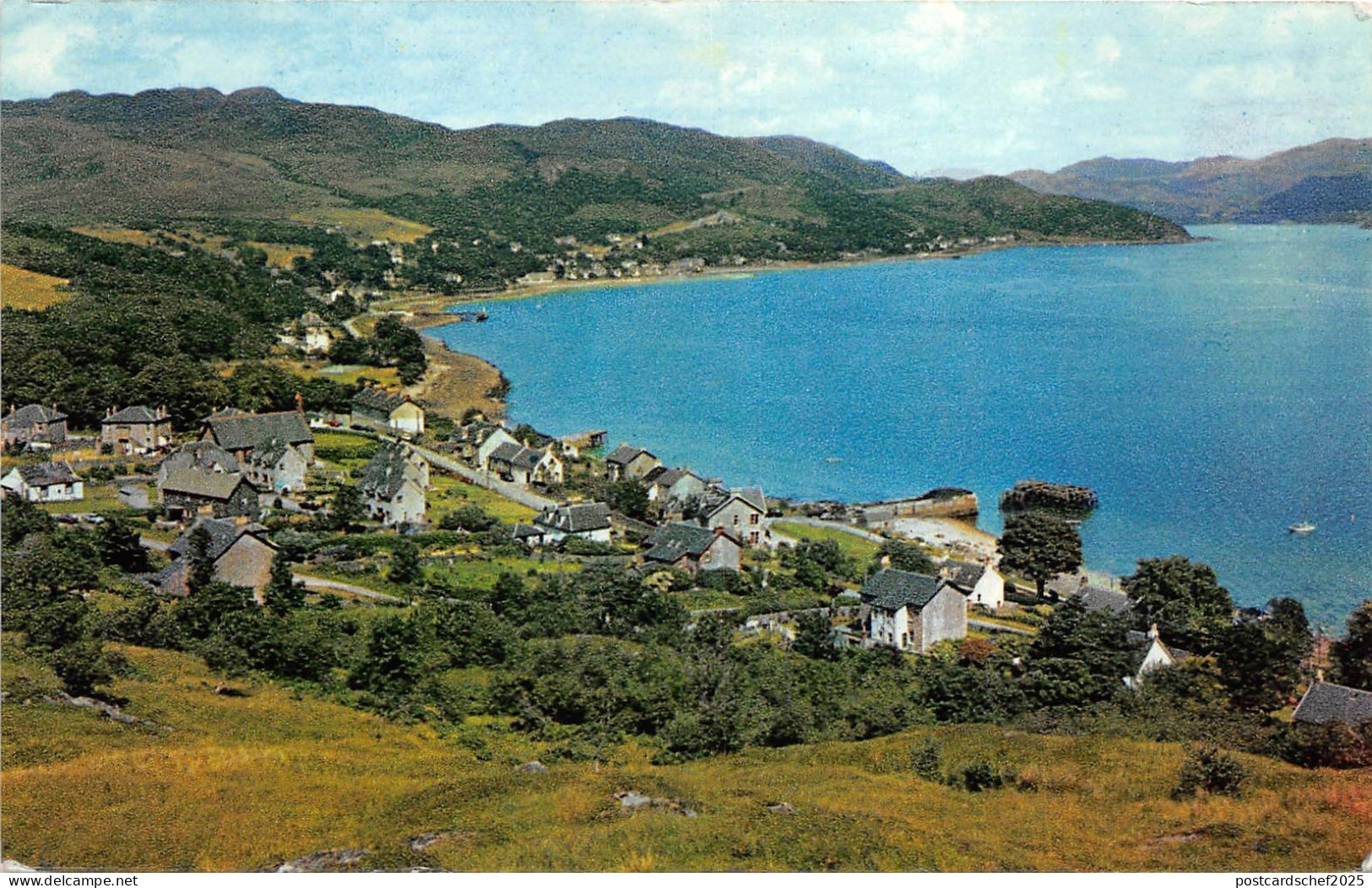 B89190 tighnabruaich and kyles of bute from kames    scotland