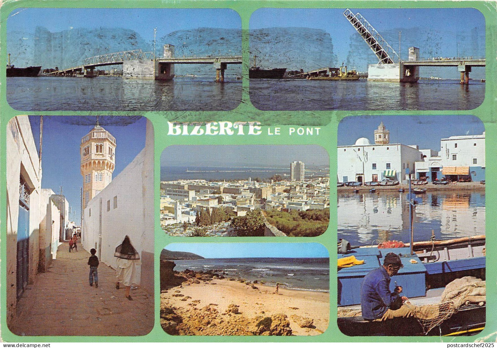 B91104 tunisia bizerte et le pont mobile