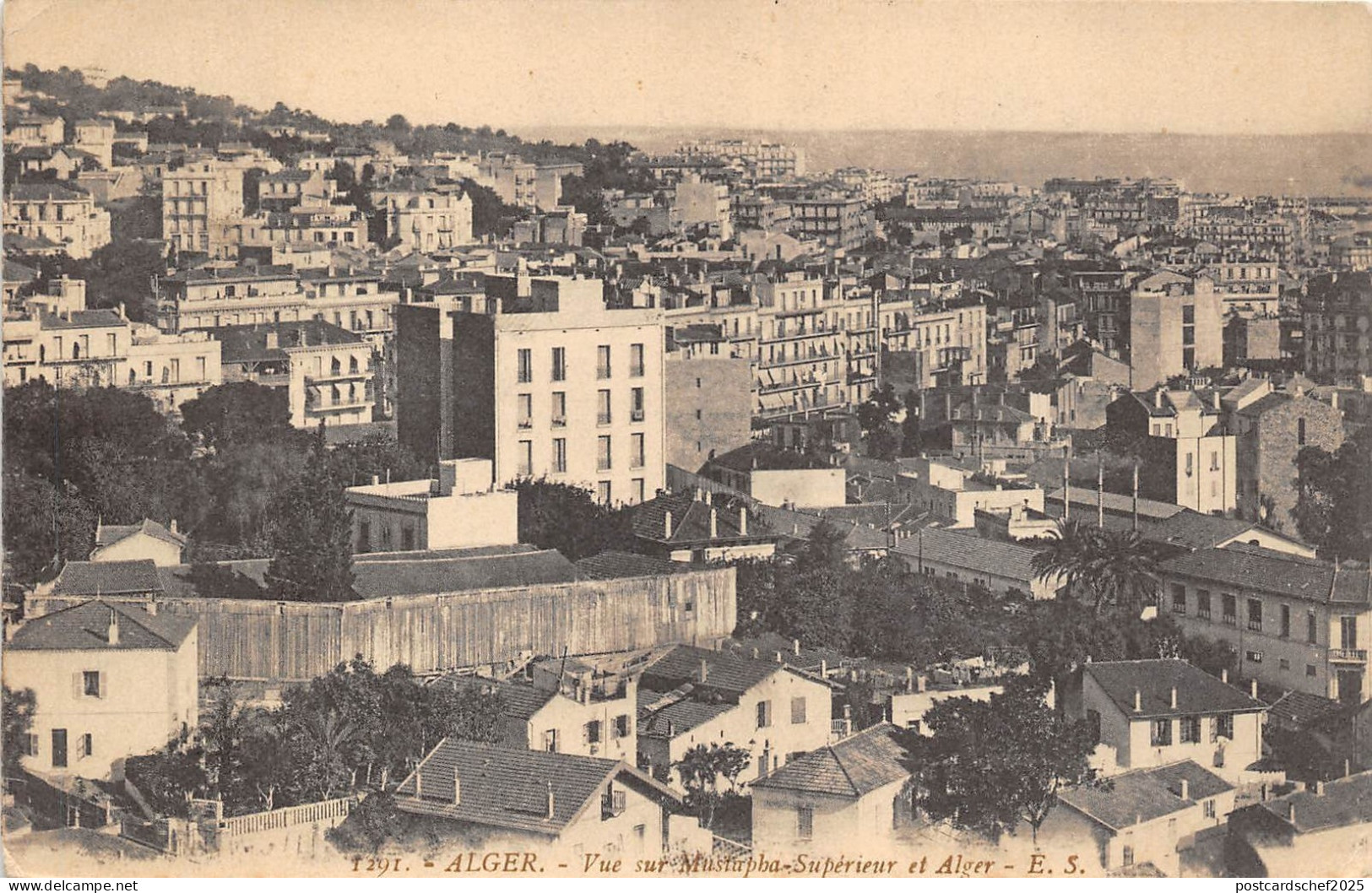B91496 alger vue sur mustapha superieur et alger  algeria