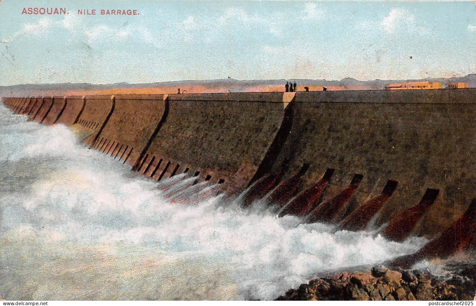 B91821 assouan nile barrage egypt    africa Nile dam