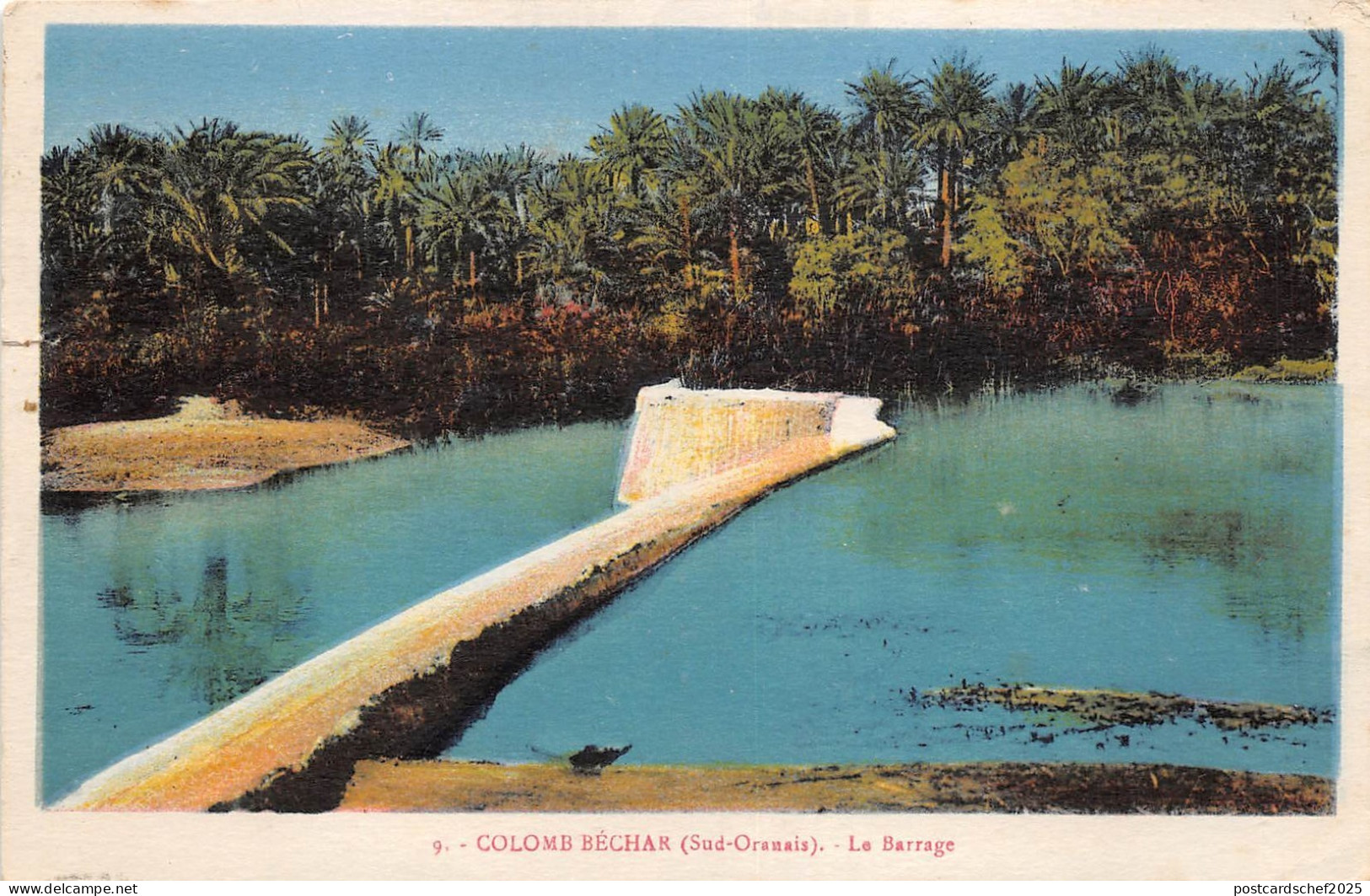 B91977 colomb bechar sud oranais le barrage algeria    africa
