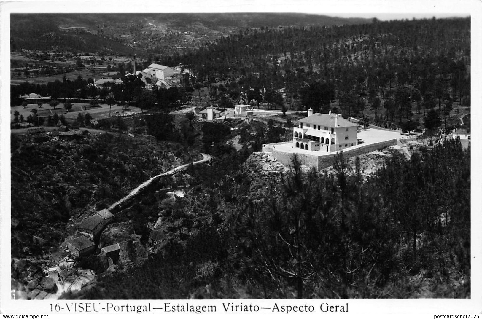 B92244 viseu portugal estalagm viriato aspecto general real photo