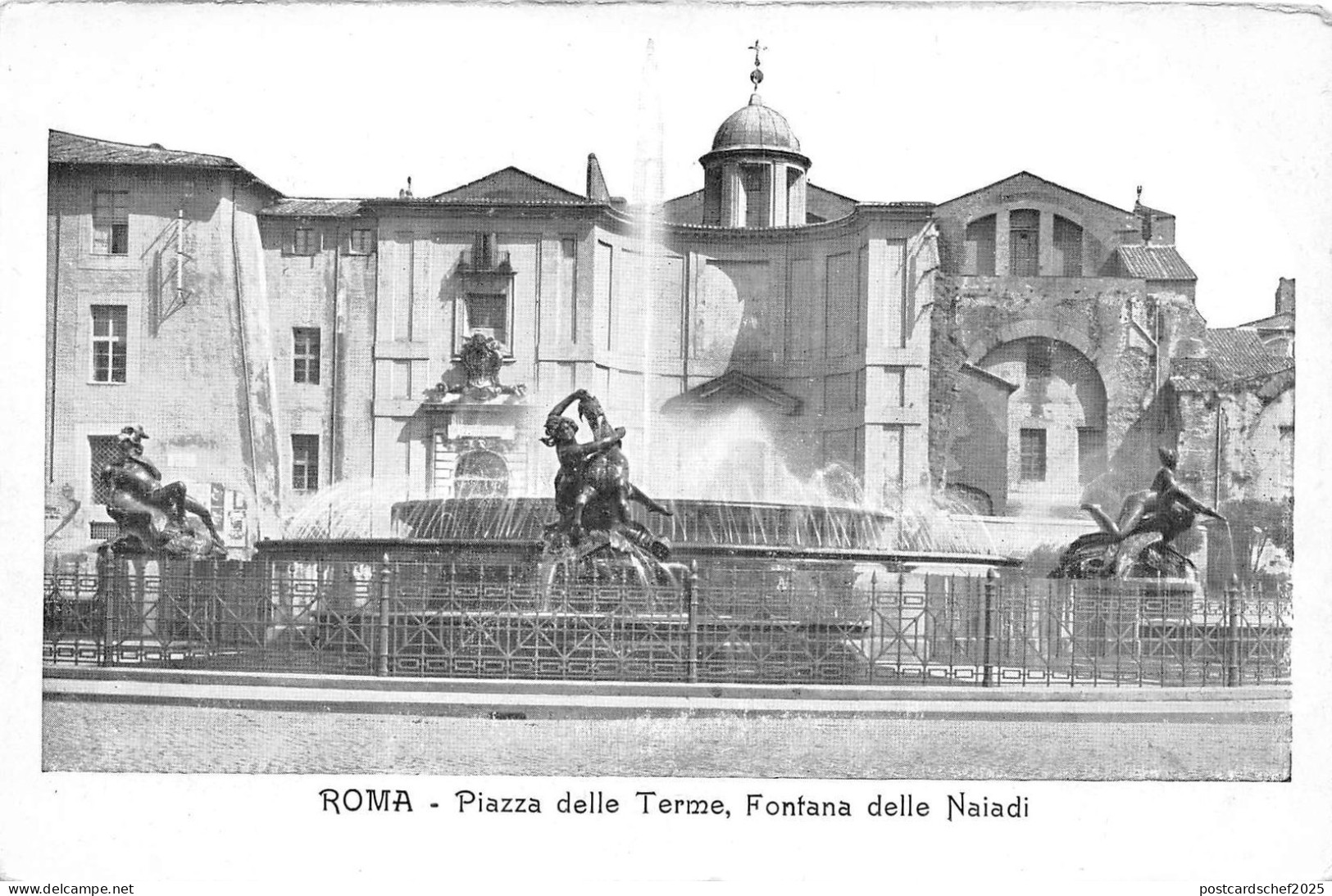 B93897 roma piazza delle terme fontana delle naiadi   italy