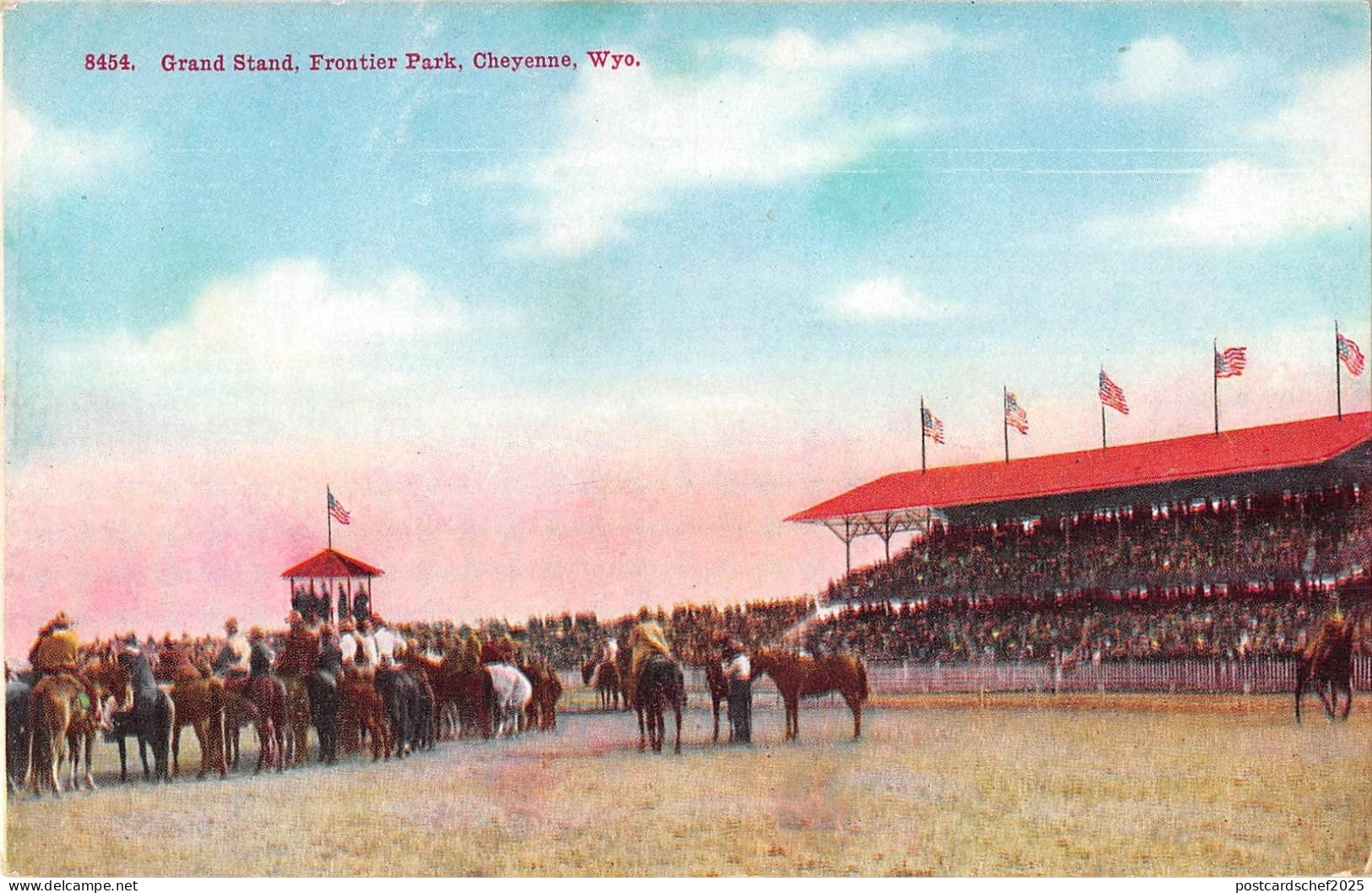 B95313 grand stand frontier park cheyenne wyo horse usa