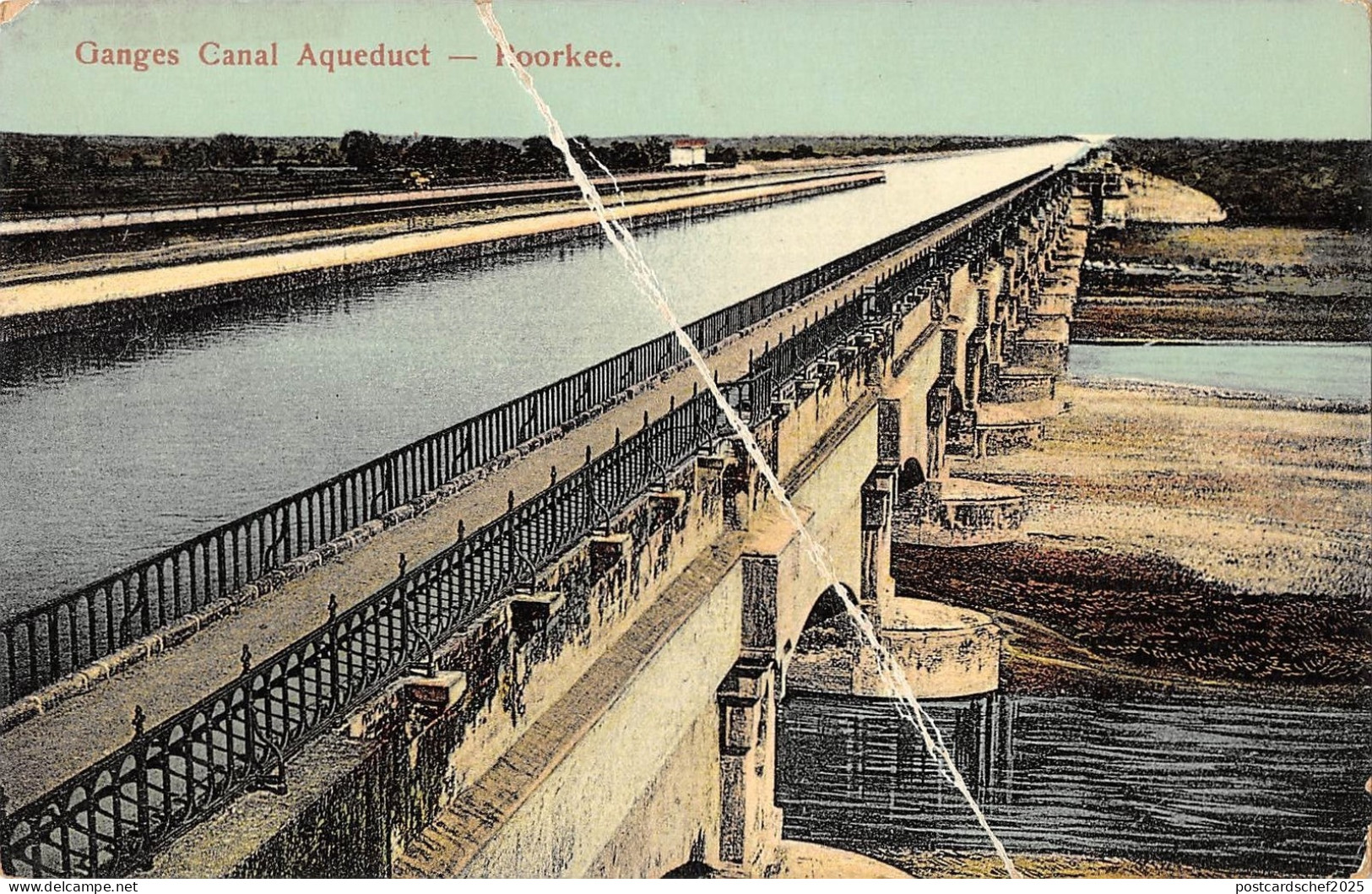 B96090 ganges canal aqueduct poorkee   india