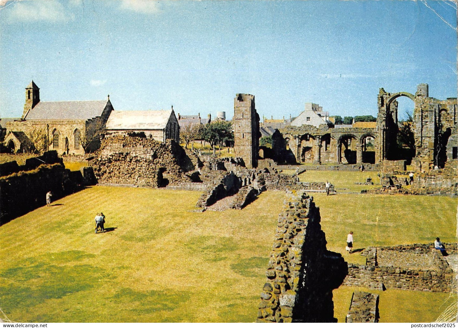 B96556 lindisfarne  holy island northumberland uk