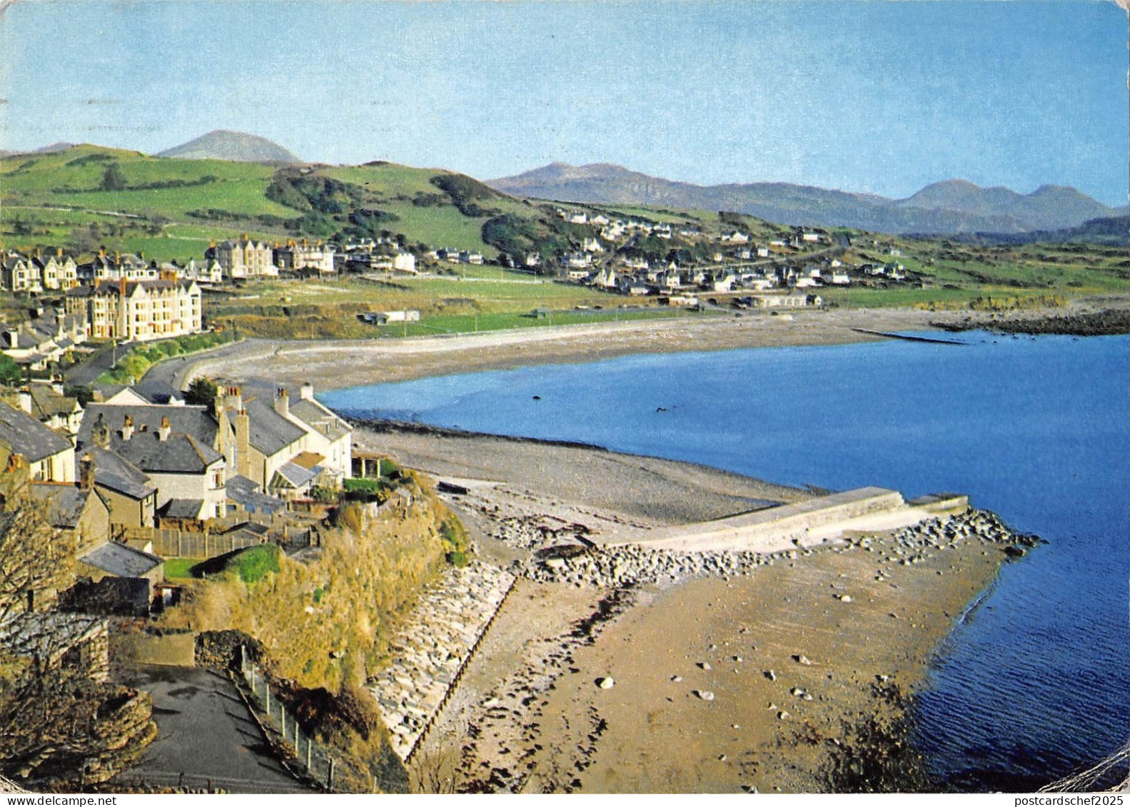 B97549 criccieth caernarvonshire wales