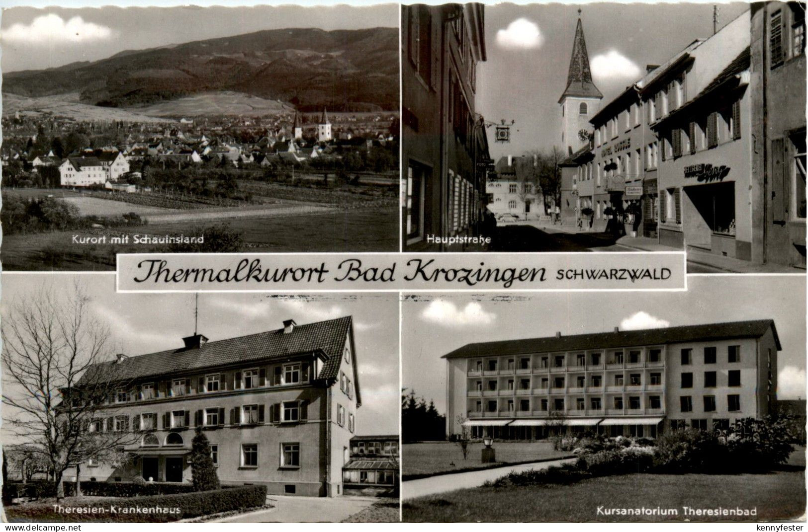 Ba-Wü/Bad Krozingen - Schwarzwald-Sanatorium Kurort Bad Krozingen, div. Bilder