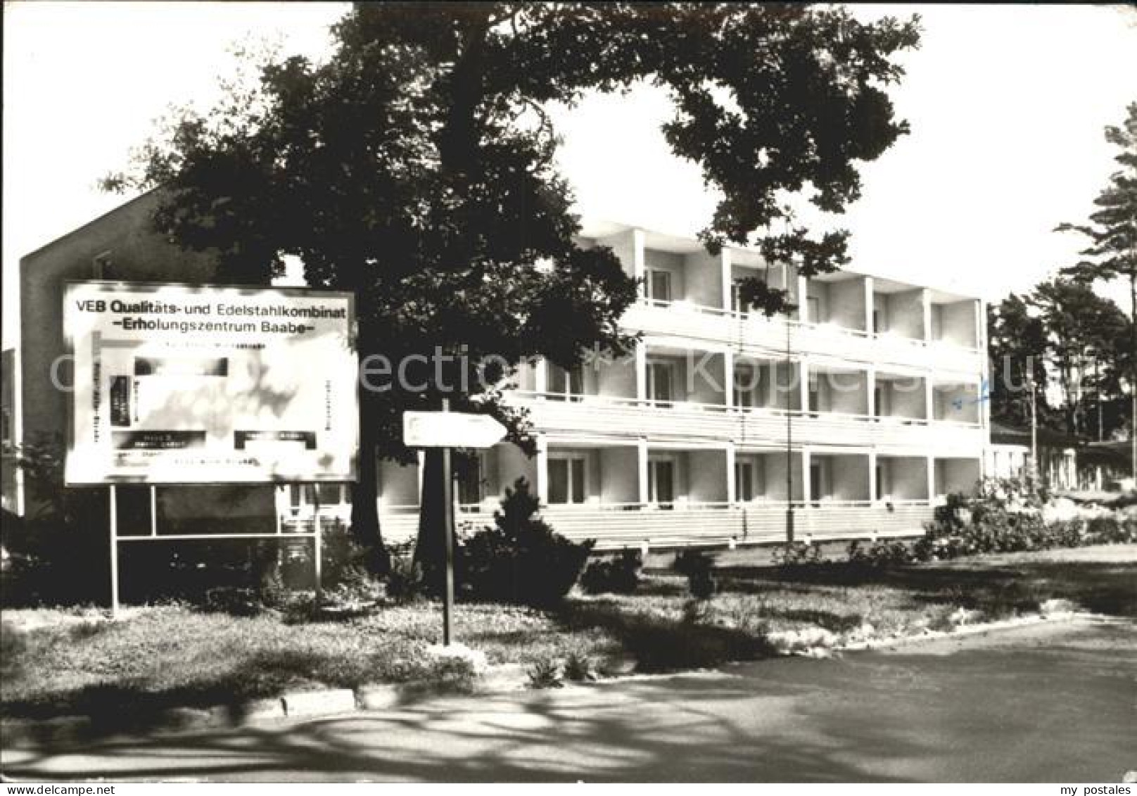 Baabe Ostseebad Ruegen Erholungsheim des VEB Henningsdorf
