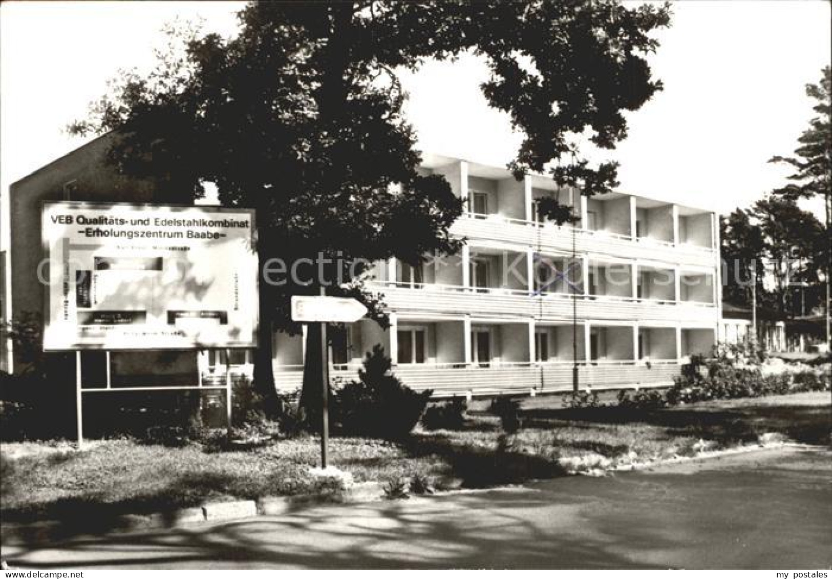 Baabe Ostseebad Ruegen Ferienheim des VEB Henningsdorf
