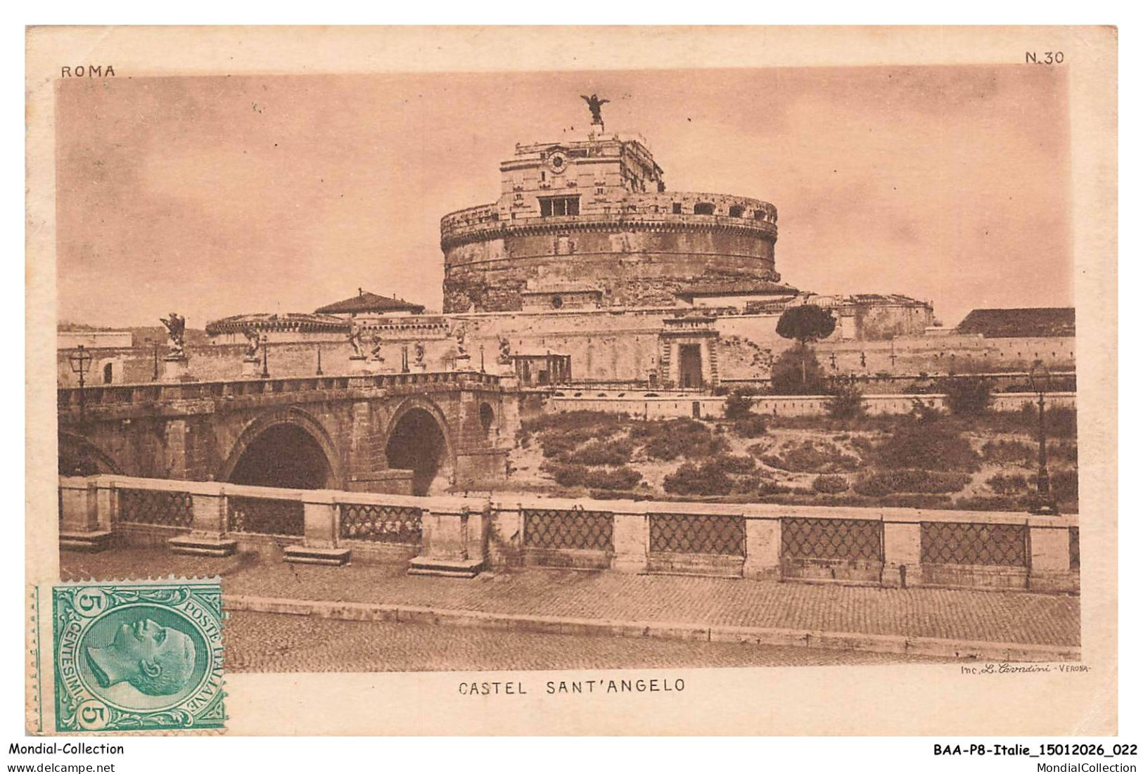 BAAP8-0718-ITALIE - ROMA - Castel sant'angelo