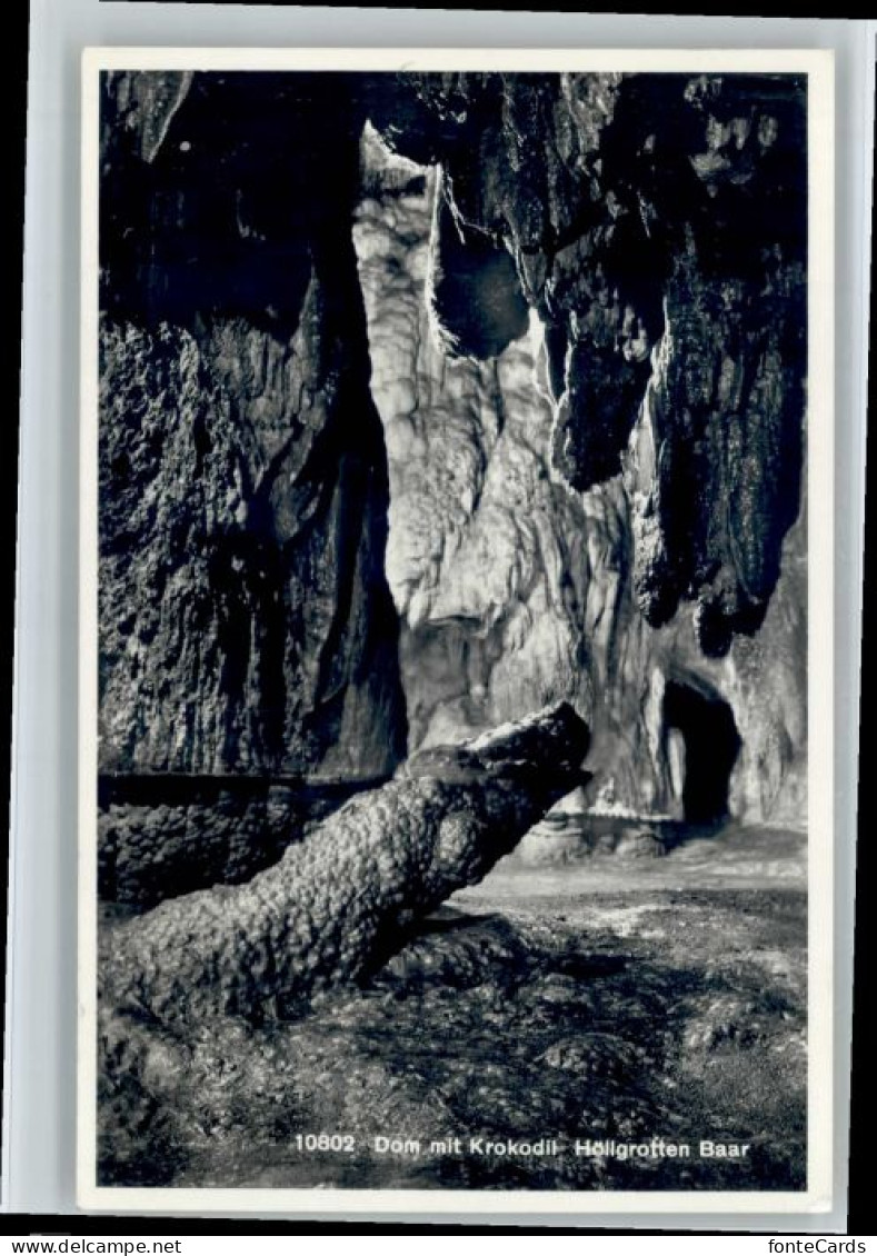 Baar ZG Baar Dom mit Krokodil Hoellgrotte