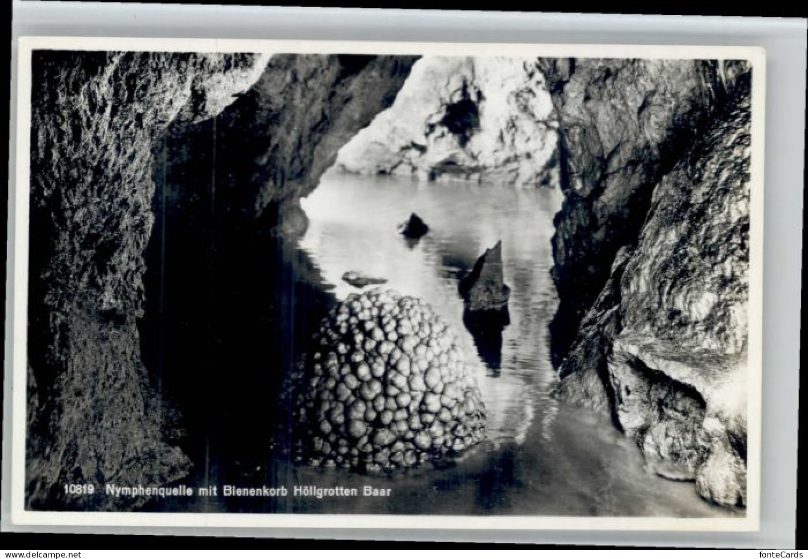 Baar ZG Baar Hoellgrotte Bienenkorb Nymphenquelle